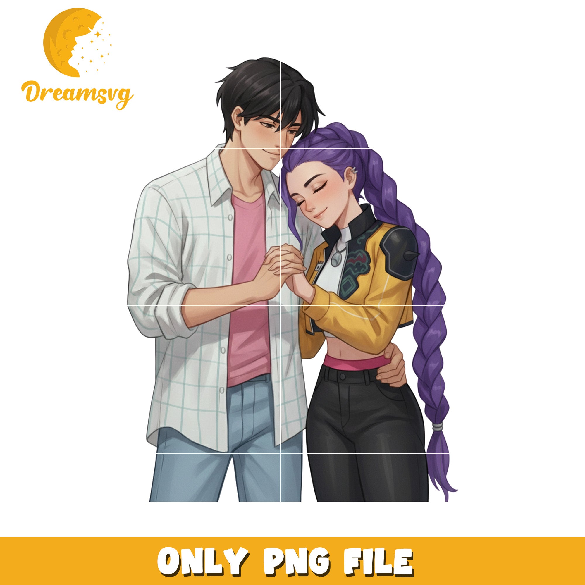 Beautiful couple png, kpop storyline png, famous cartoon png