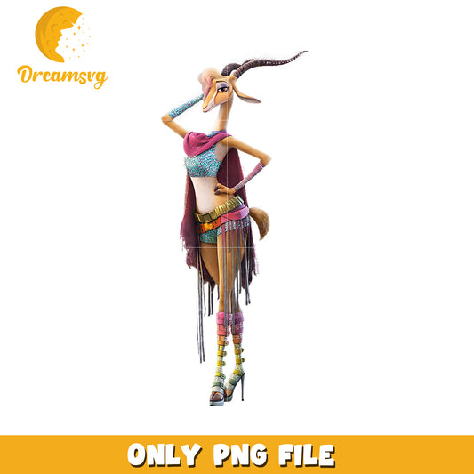 Beautiful gazzlle png, zootopia song png, uddy-cop movie png
