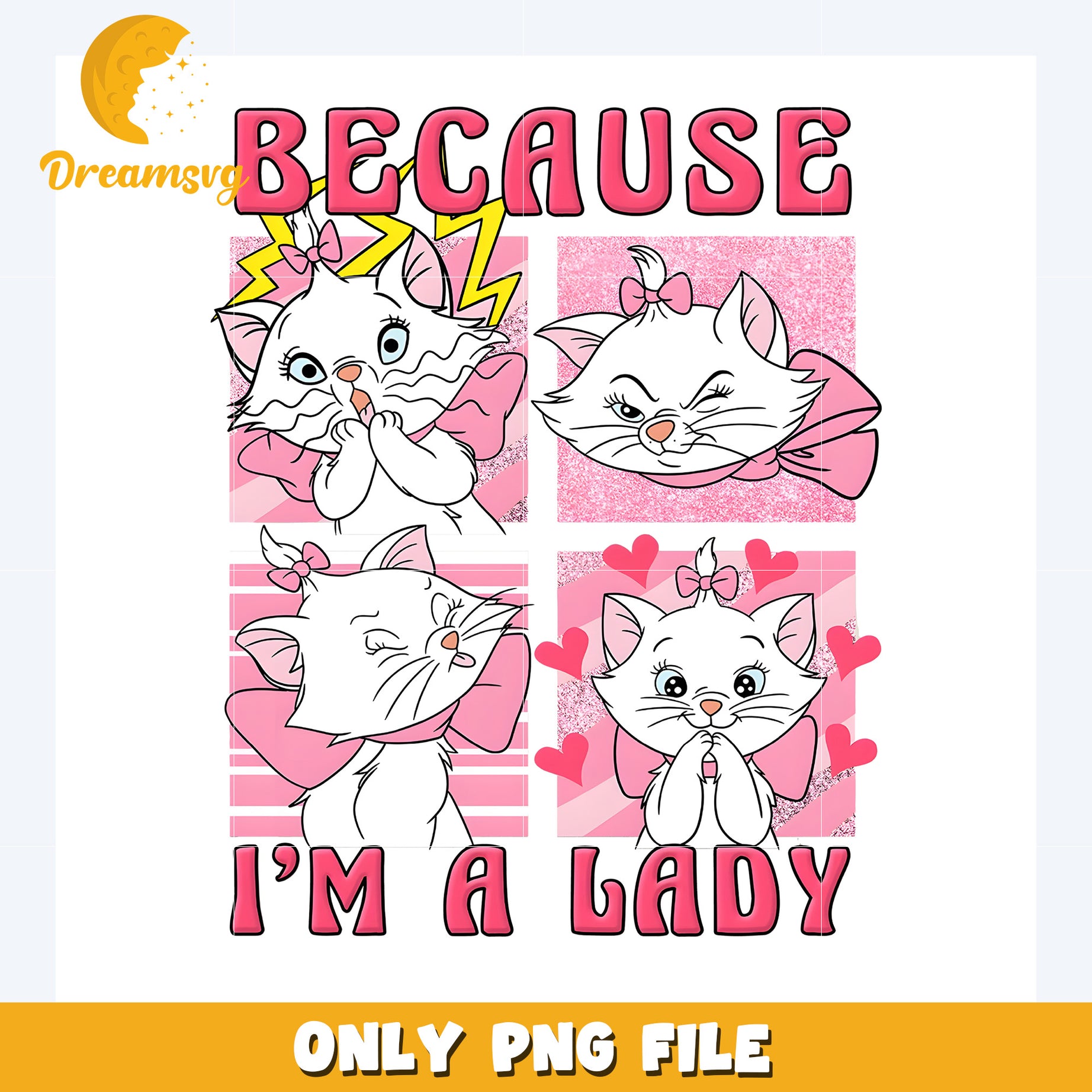 Because i'm a lady png, funny catoons png, cartoon wallpaper png