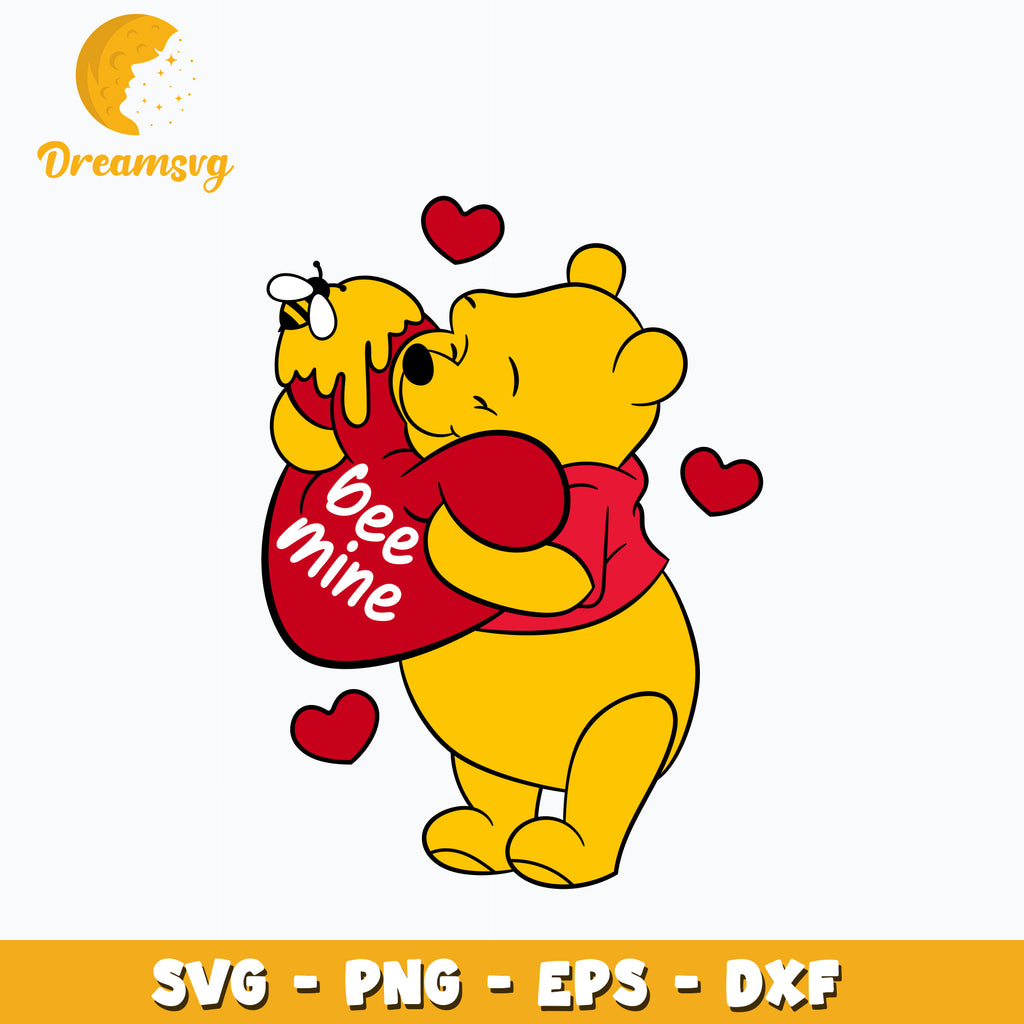 Winnie the Pooh Eeyore Valentine s T Shirt Iron on Transfer