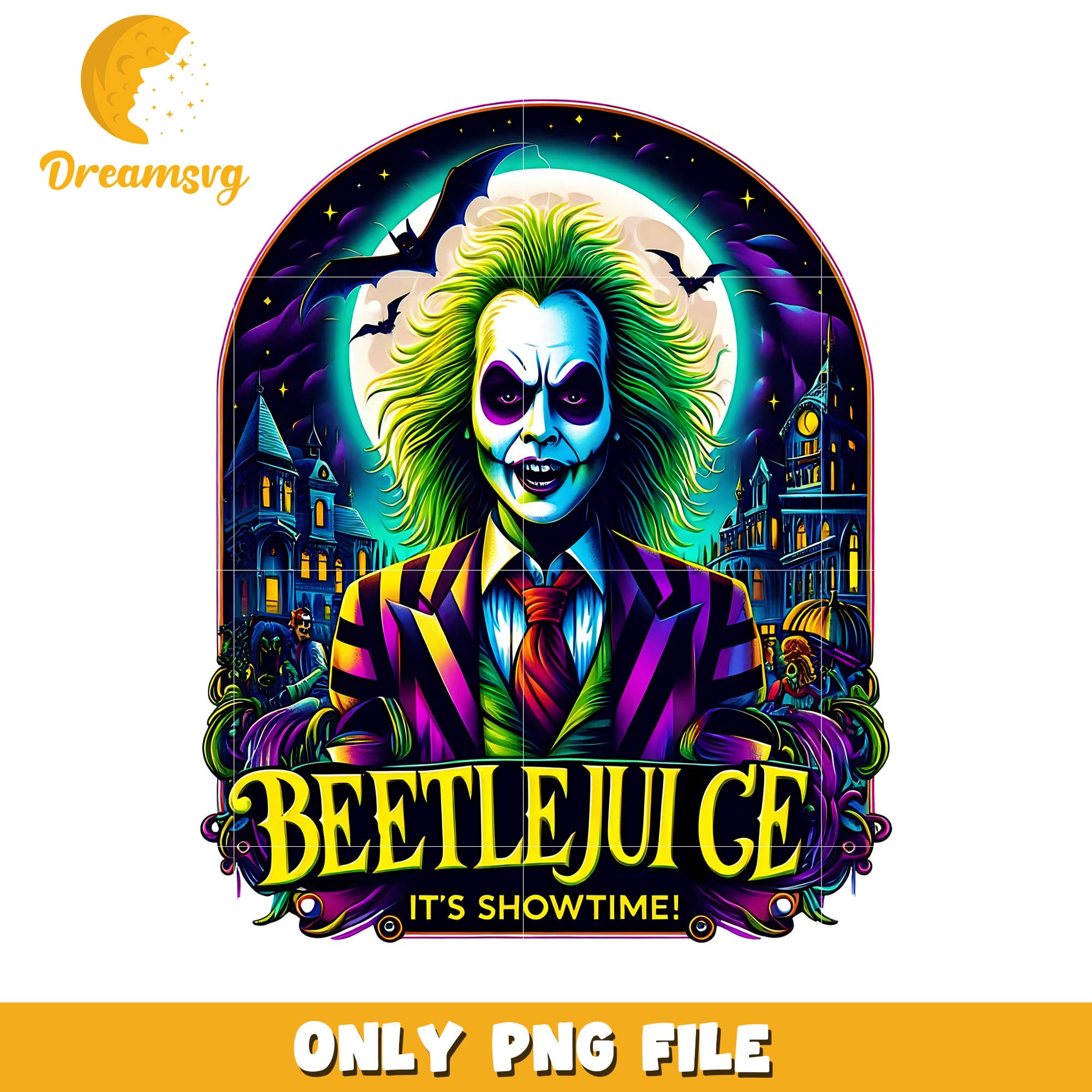 Beeltejuice it's show time png, Beetlejuice halloween movies png