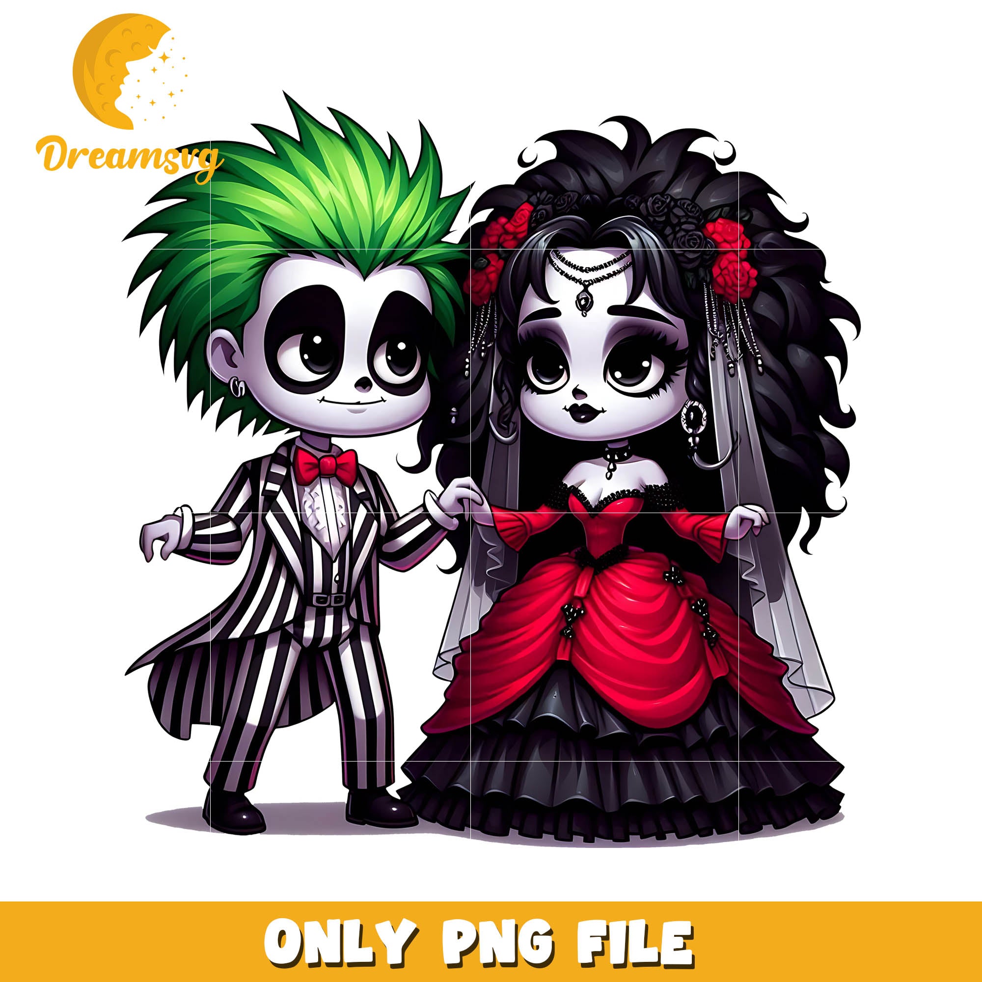 Beetlejuice and lydia love png, Beetlejuice halloween movies png