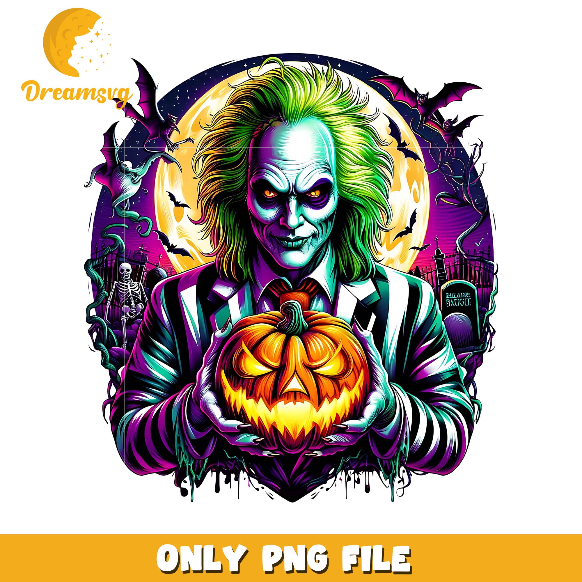 Beetlejuice halloween pumpkin png, Beetlejuice halloween movies png
