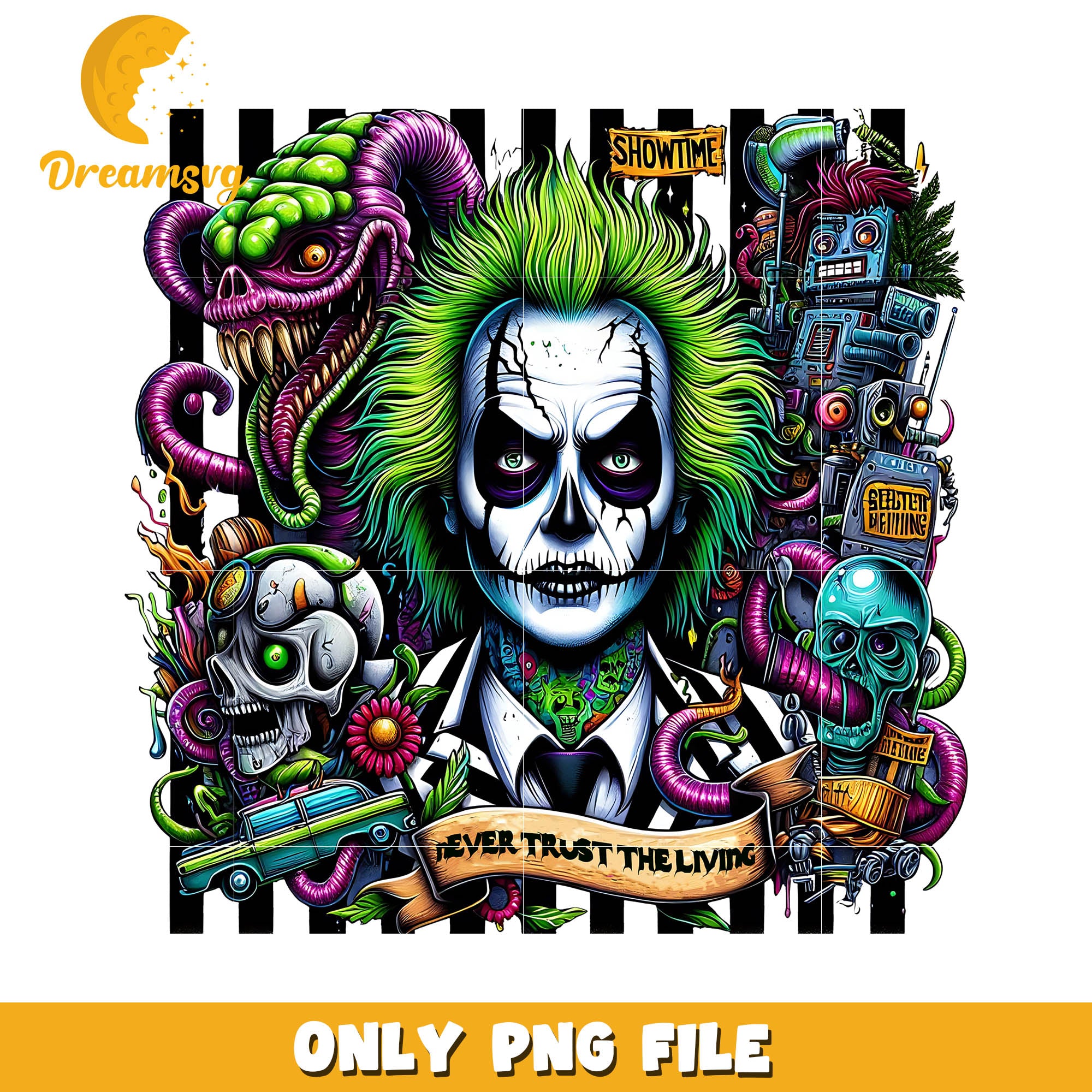 Beetlejuice never trust living png, Beetlejuice halloween movies png