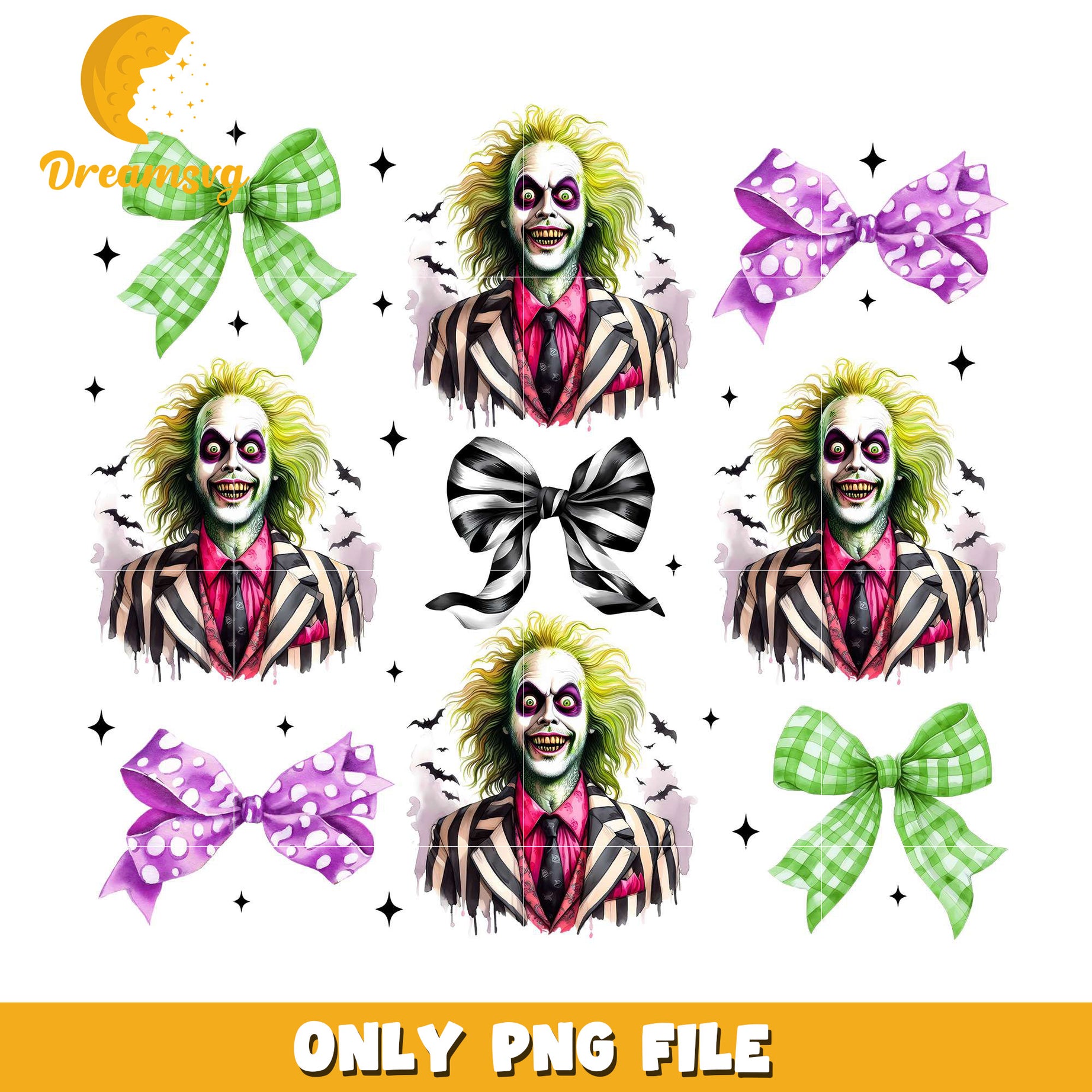 Beetlejuice head png, halloween decor​ png, halloween background​​ png