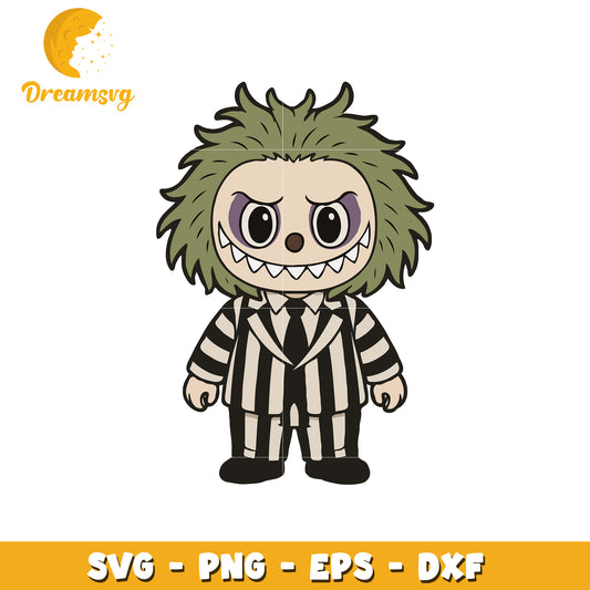 Beetlejuice labubu svg, labubu art svg, labubu price svg