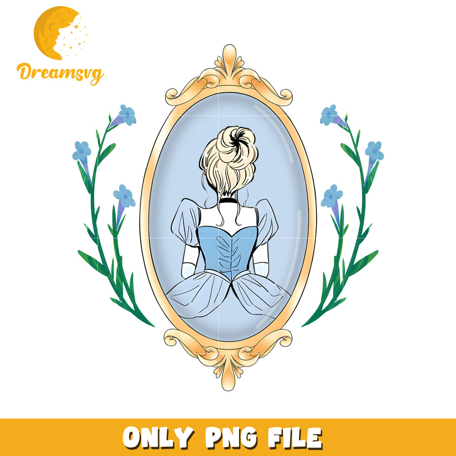 Behind cinderella princess design png, disney toys png, disneyland png