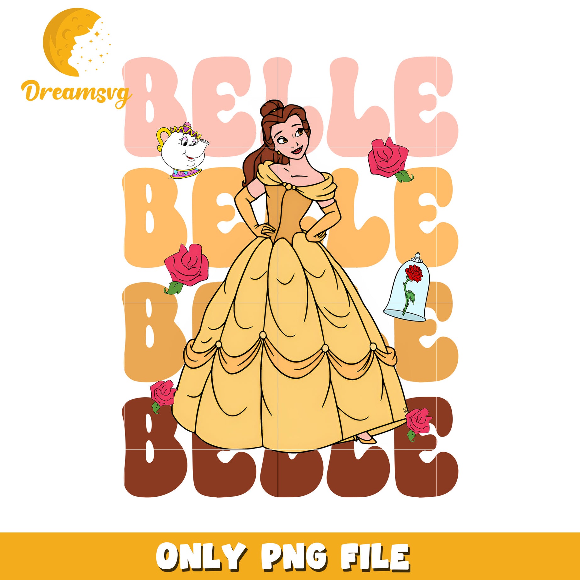 Belle princess png, beauty and the beast png, disney belle png