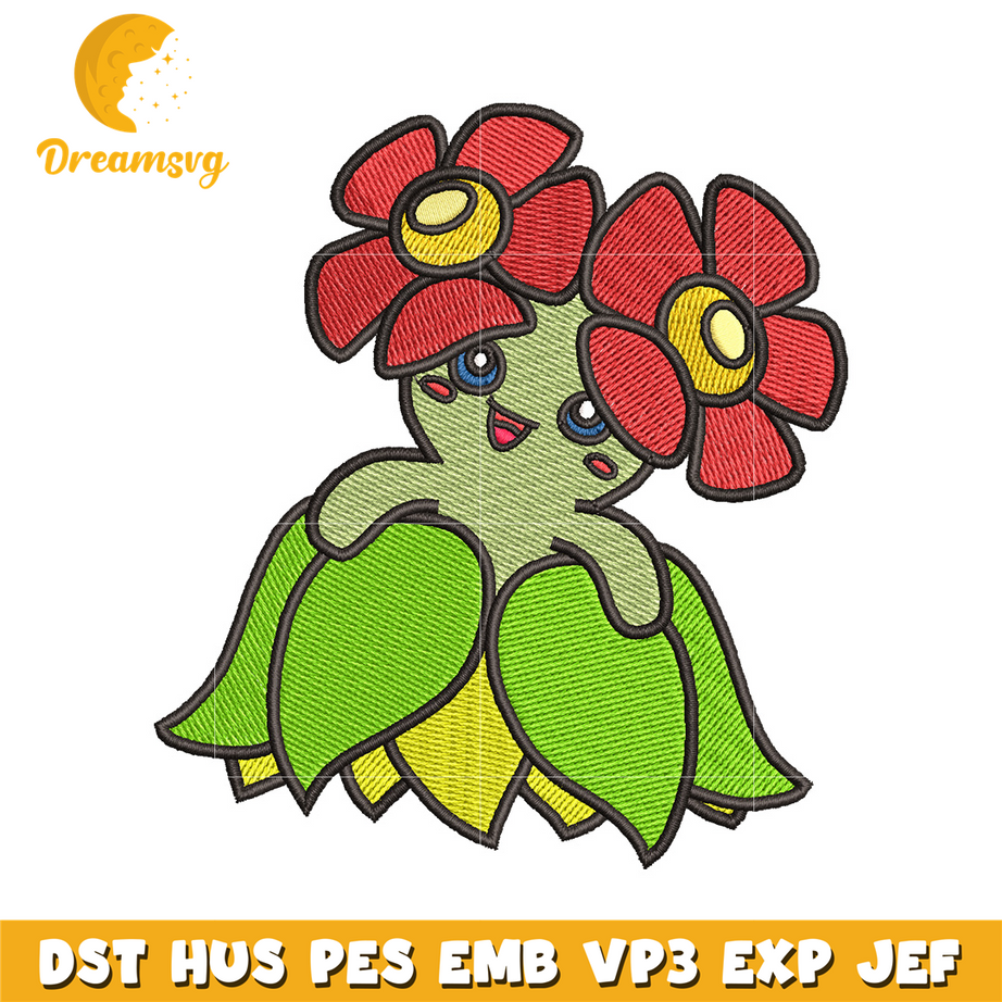 Bellossom embroidery design