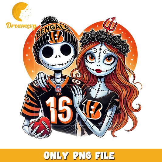Bengals jack and sally png, nfl power rankings​l png, american sports png