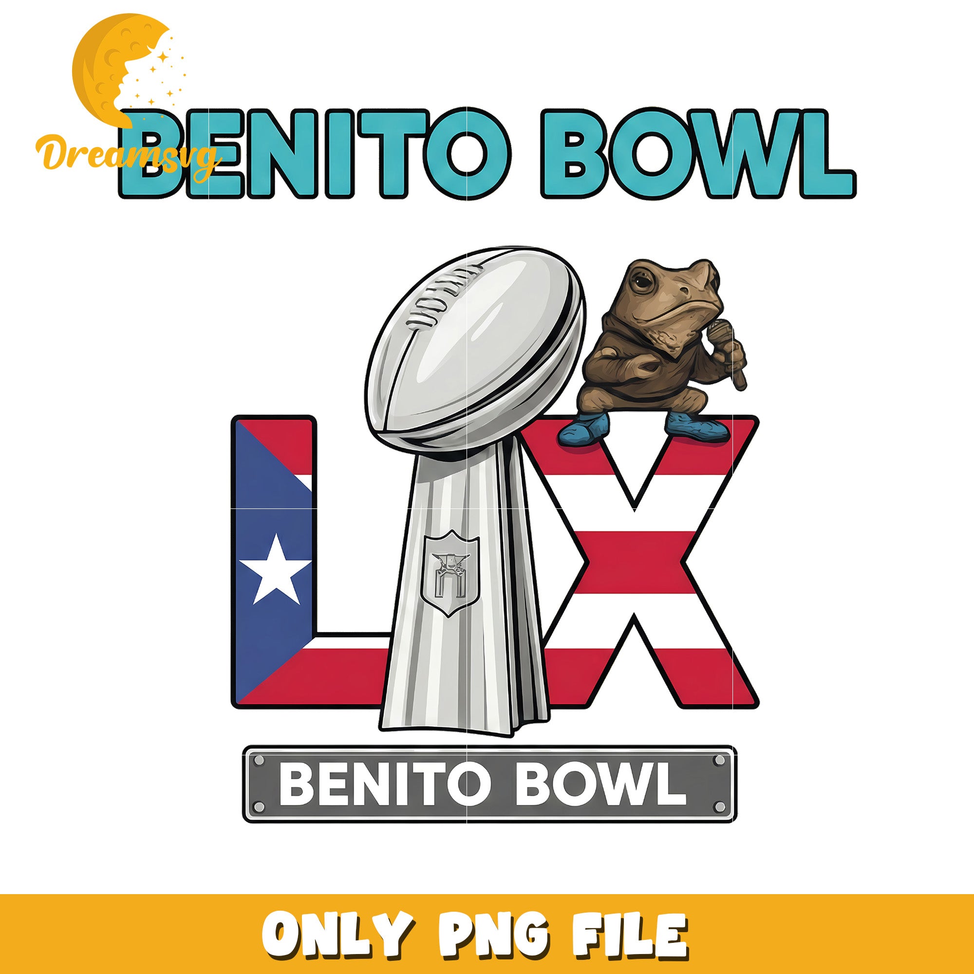 Benito Bowl Lx png, puerto rico nfl png, puerto rico flag png