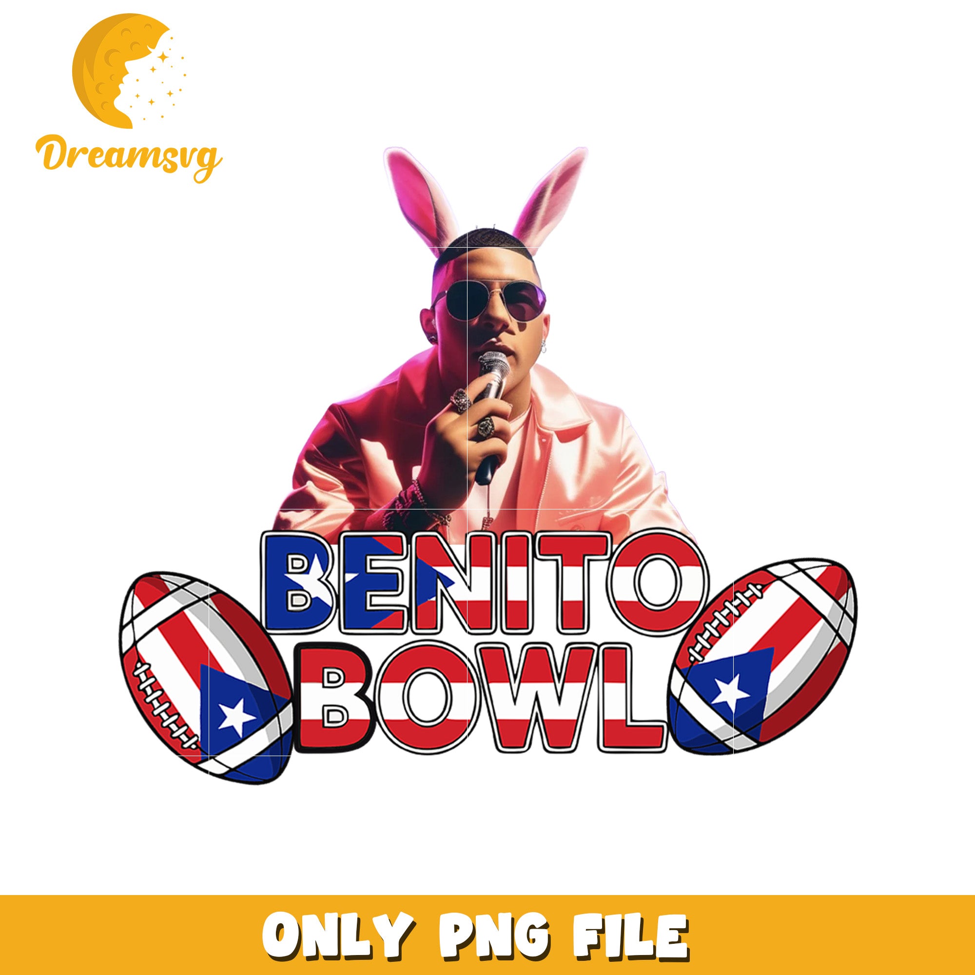 Benito bow design png, puerto rico png, sports logo png