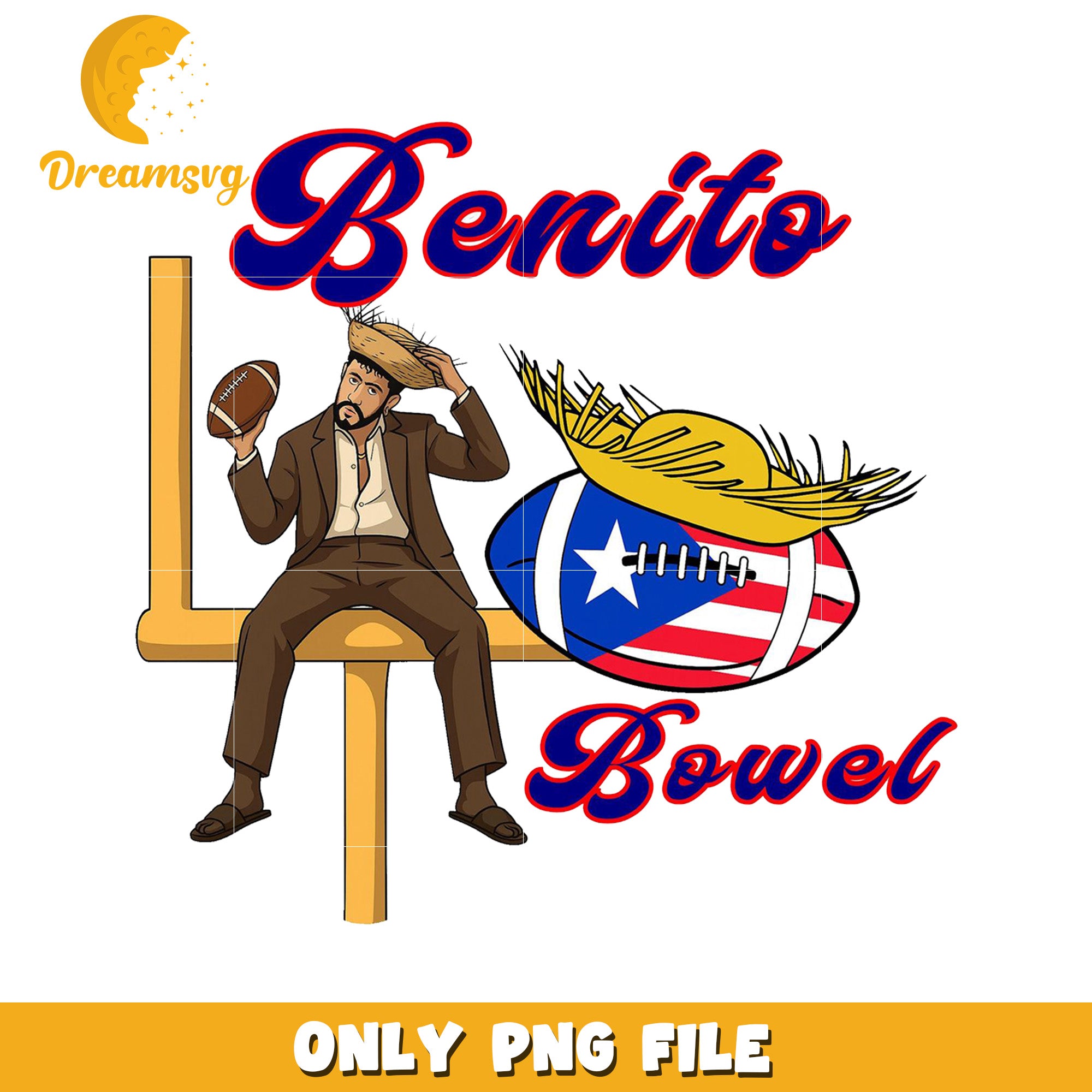 Benito bowel png, american rugby png, pr flag png