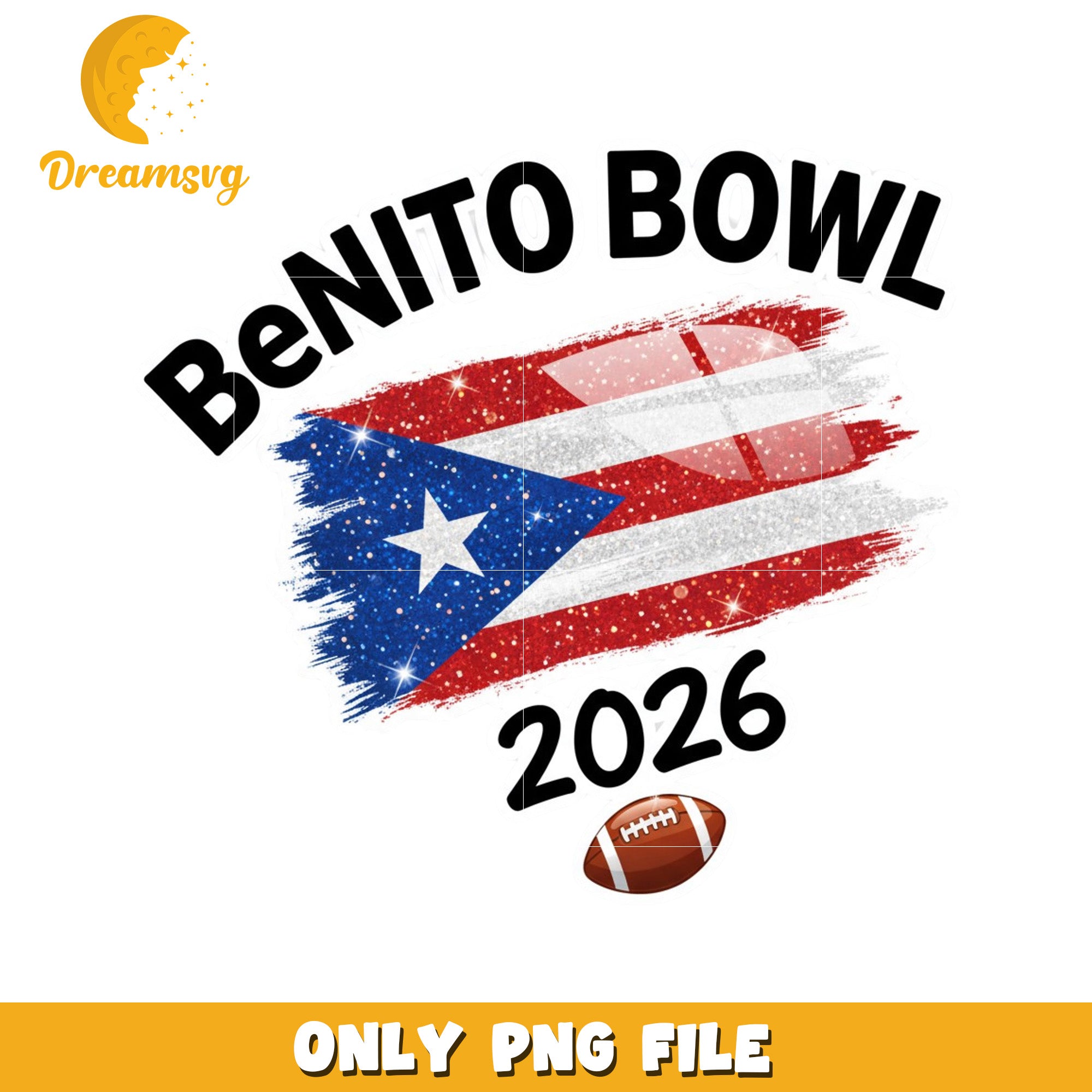 Benito bowl 2026 png, puerto rico pride png, super bowl 2026 png