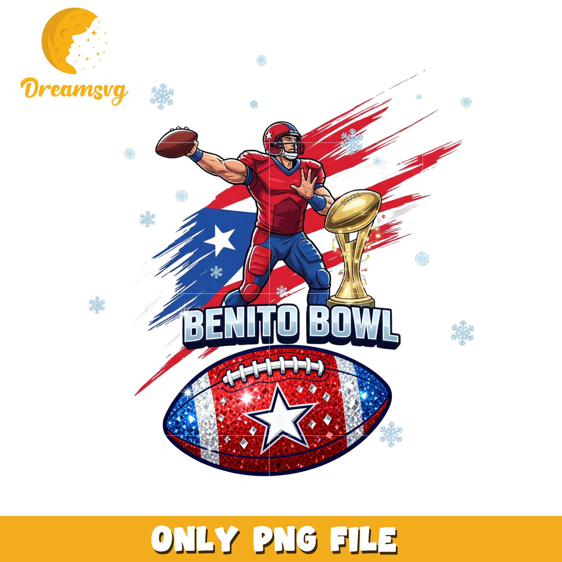 Benito bowl design, super bowl lix png, bad bunny png