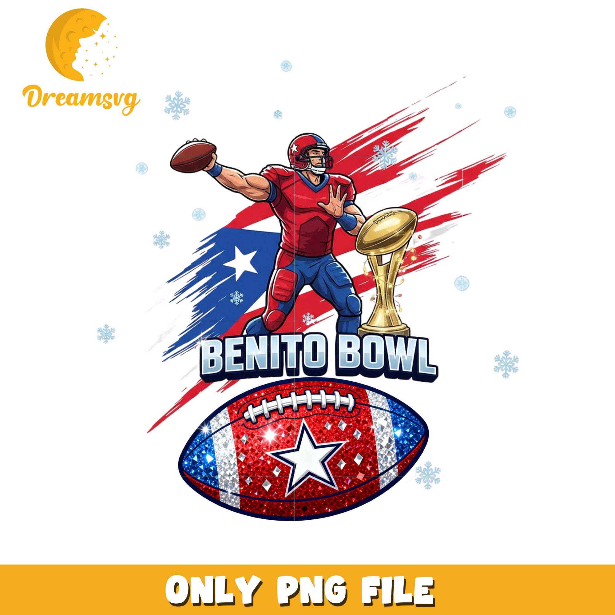 Benito bowl design, super bowl lix png, bad bunny png