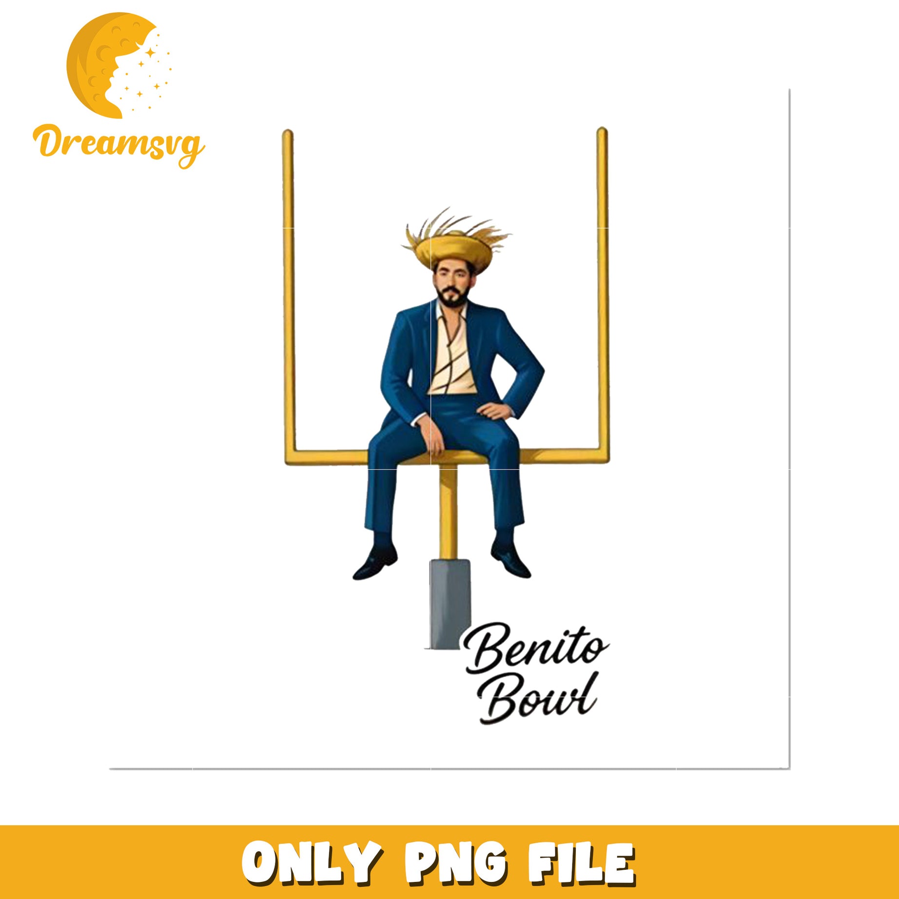 Benito bowl design png, american rugby png, pr flag png