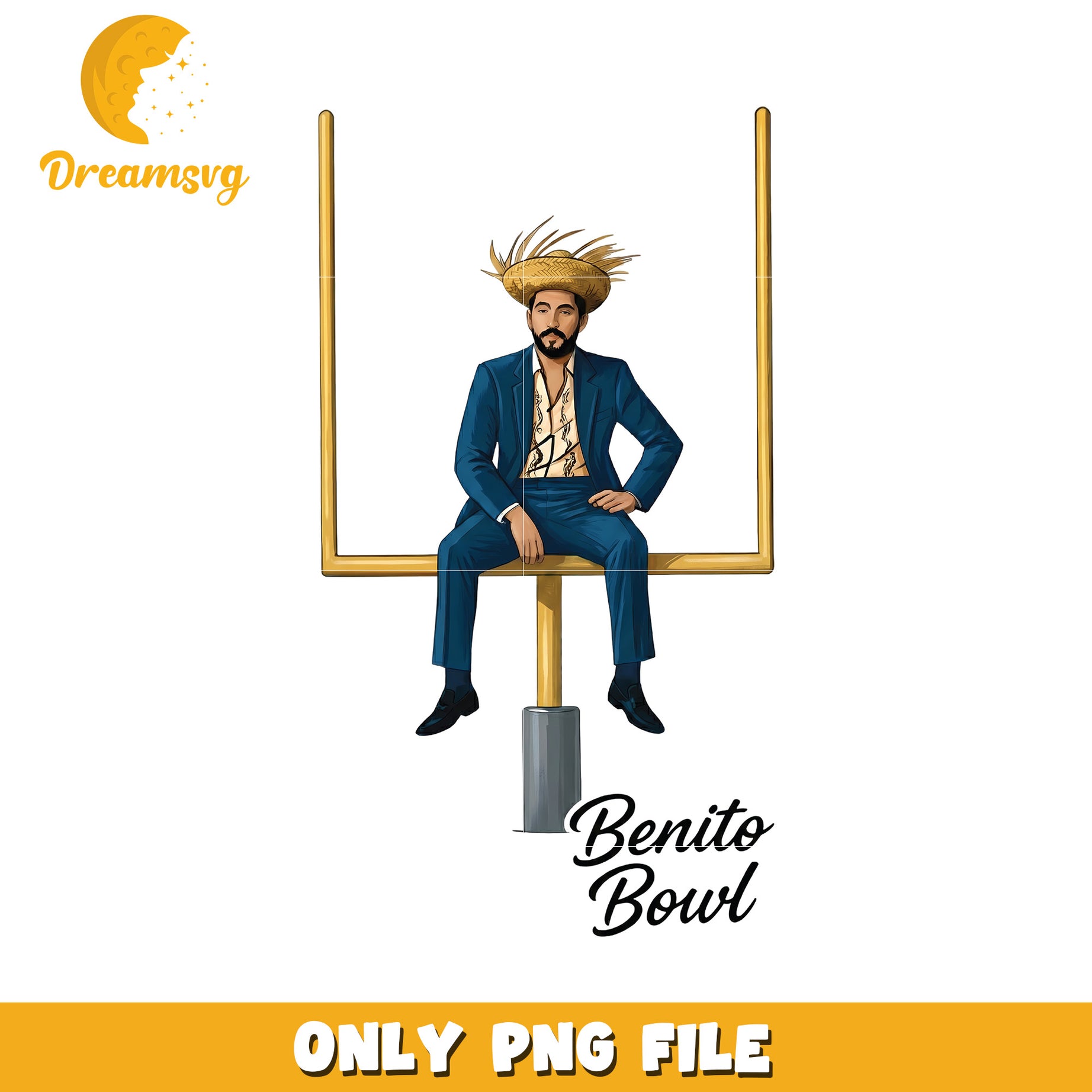 Benito bowl design png, bad bunny png, benito bowl art png