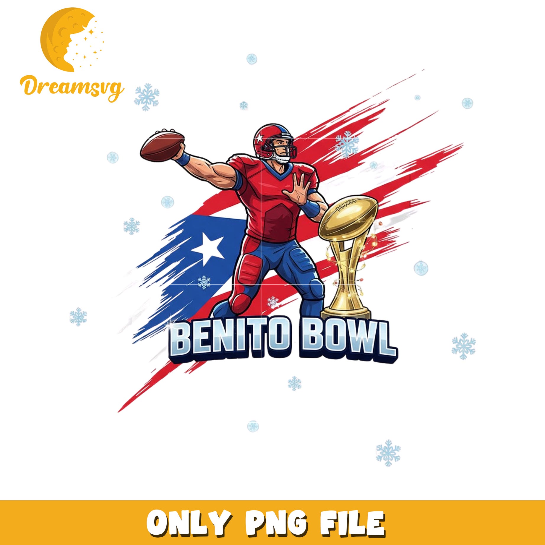 Benito bowl design png, latin pop png, super bowl lix png