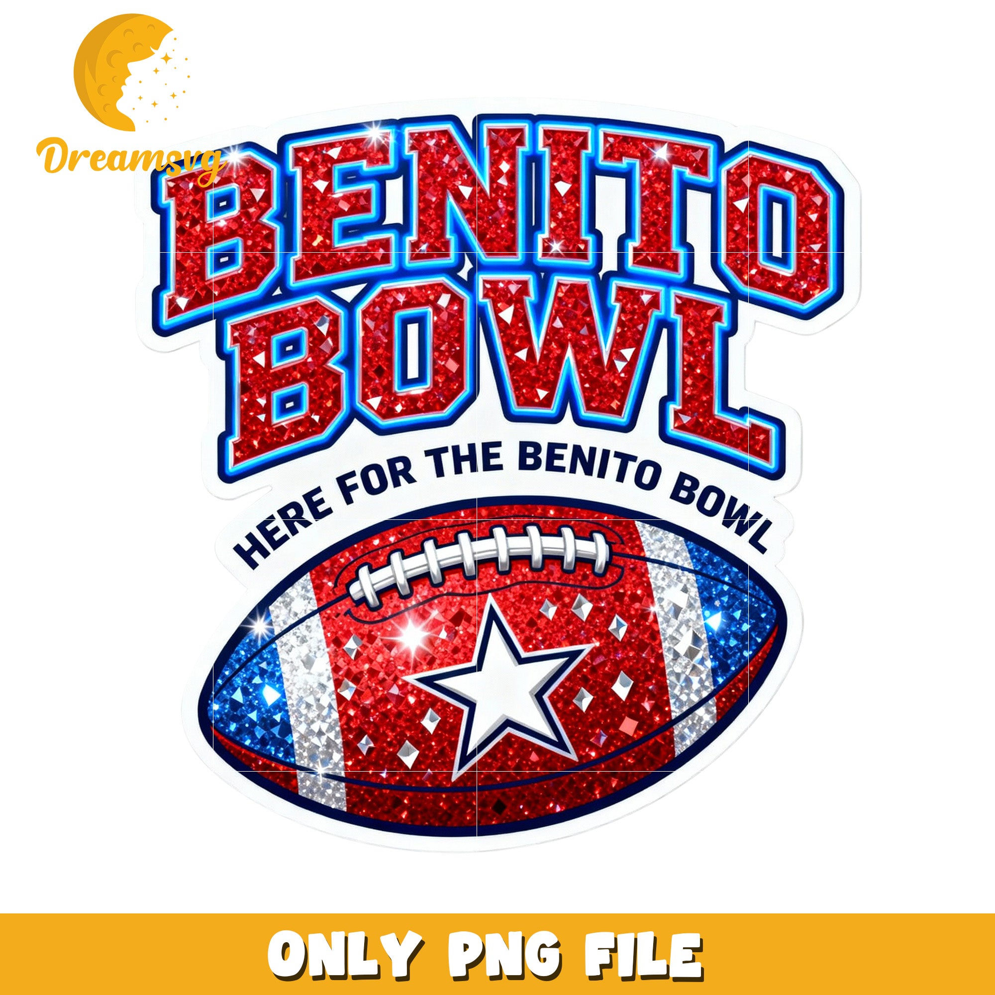Benito bowl png, puerto rico pride png, american football png