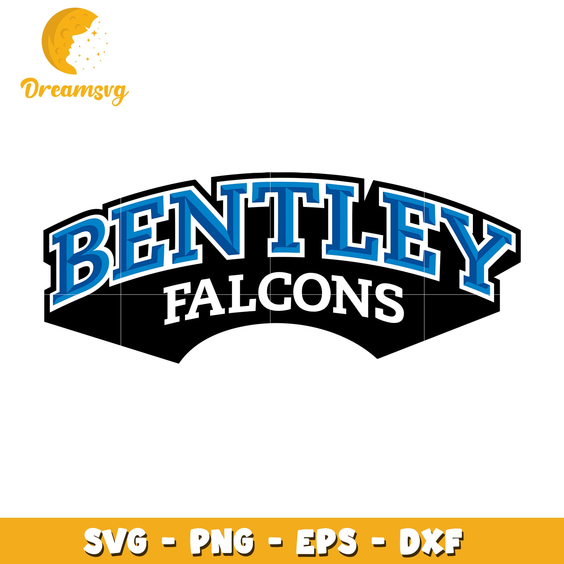 Bentley Falcons SVG Cut File for Sports and Craft Projects
