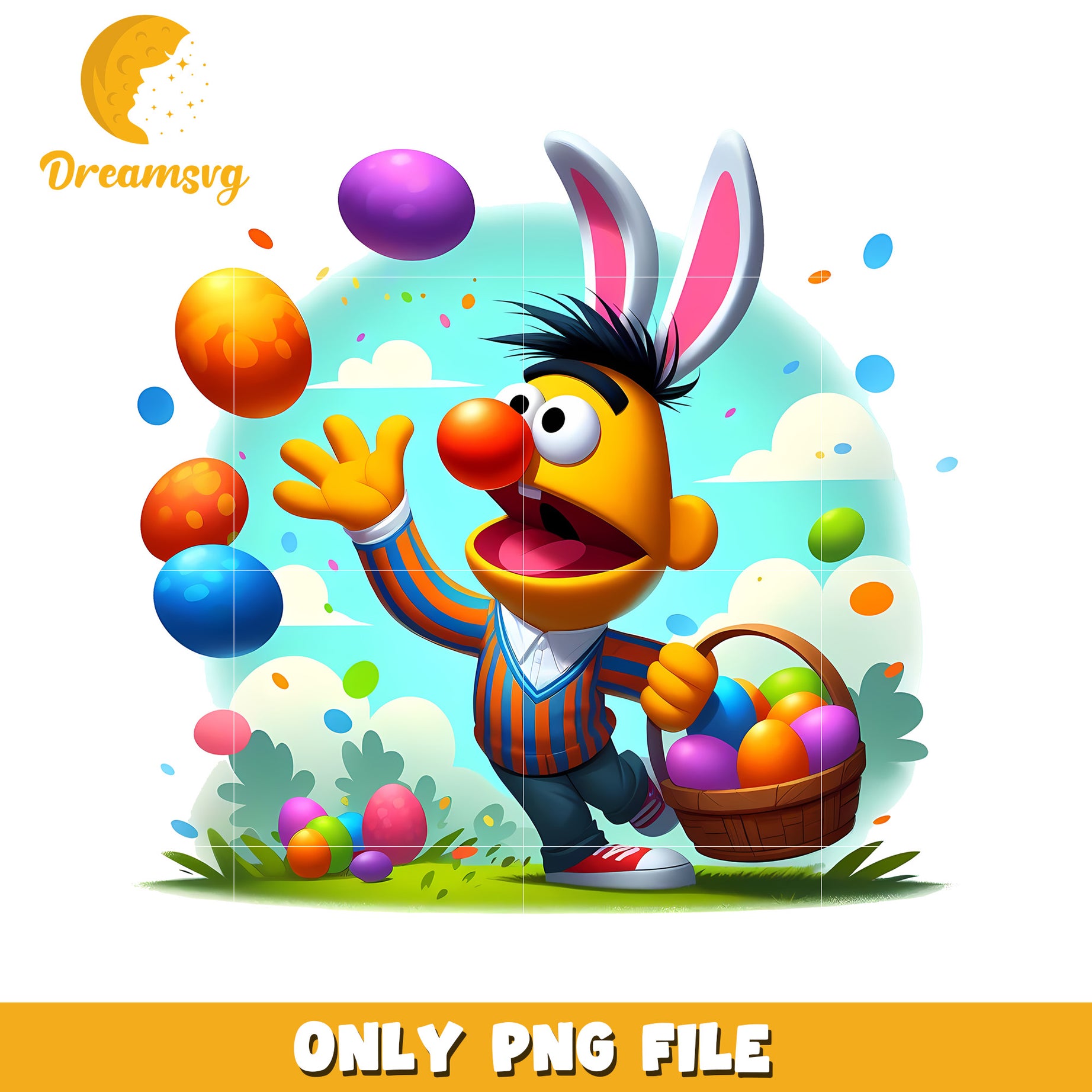 Bert sesame street character png, sesame street png, bert png