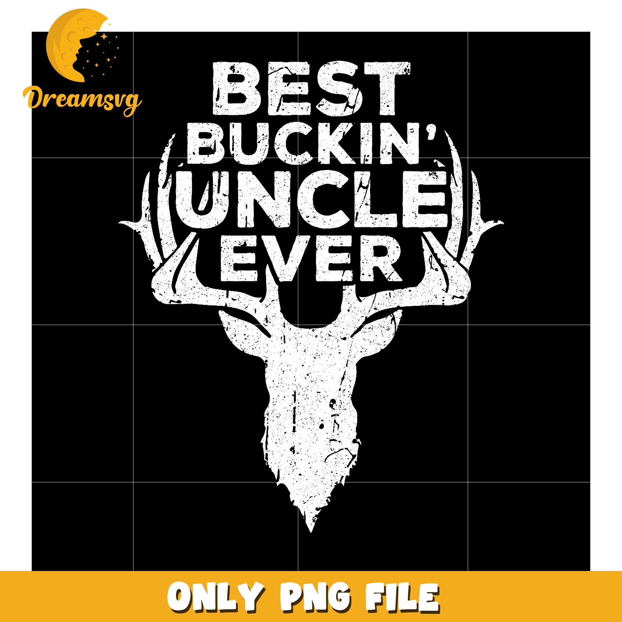 Best Buckin Uncle Ever PNG Design