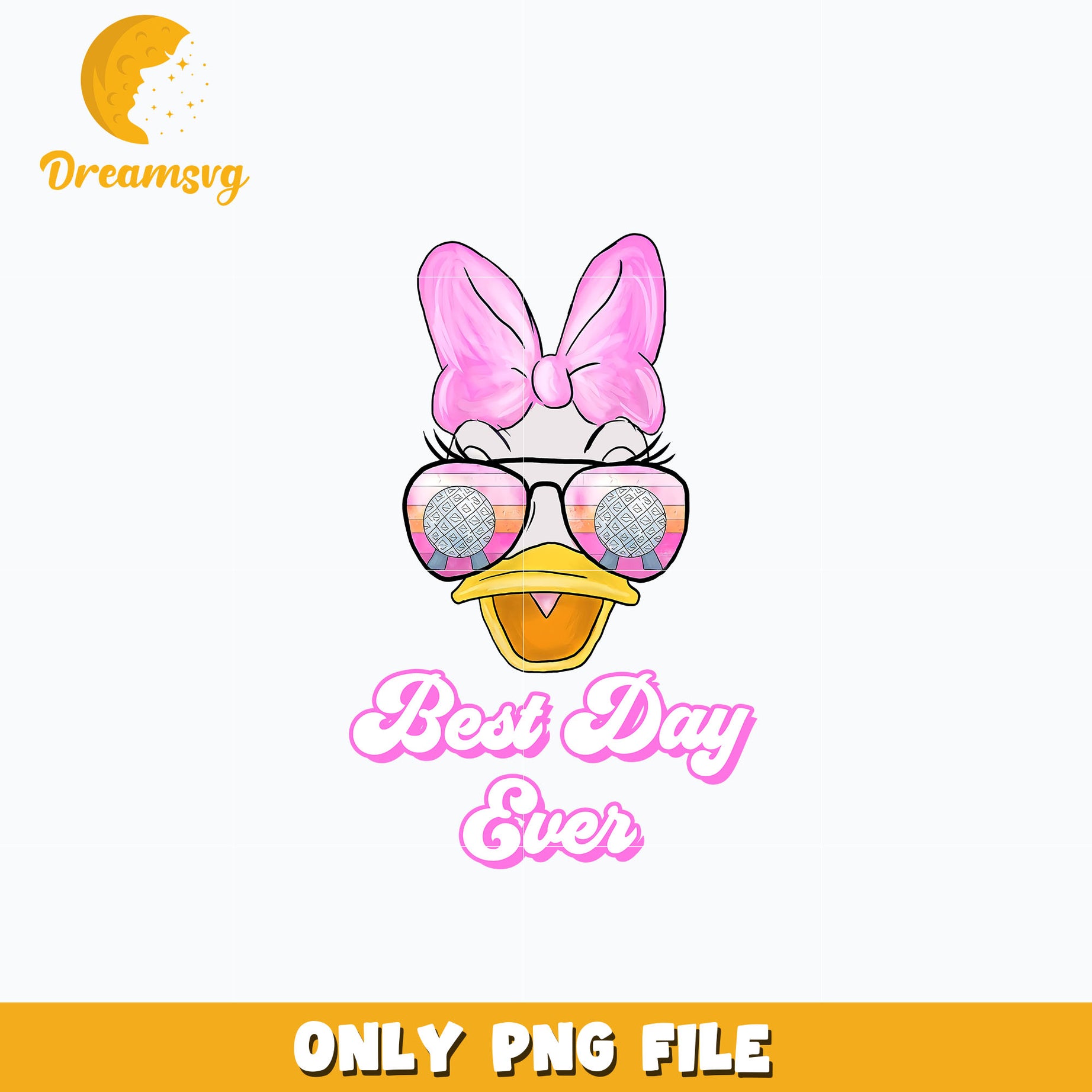 Best day ever png, Daisy head png, digital download