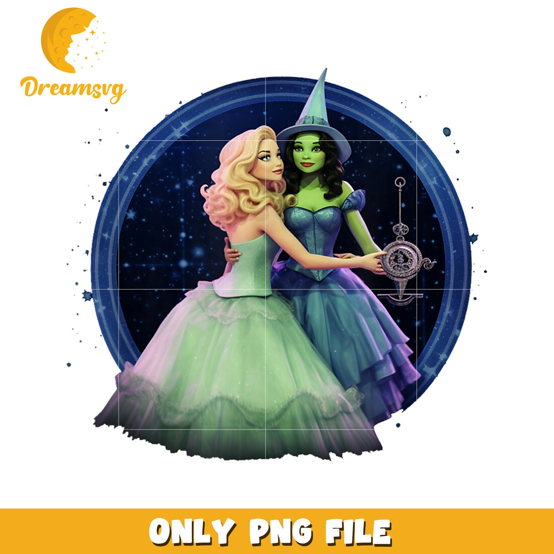 Best Friends Elphaba & Glinda png, wicked​ glinda png, wicked​ elphaba png