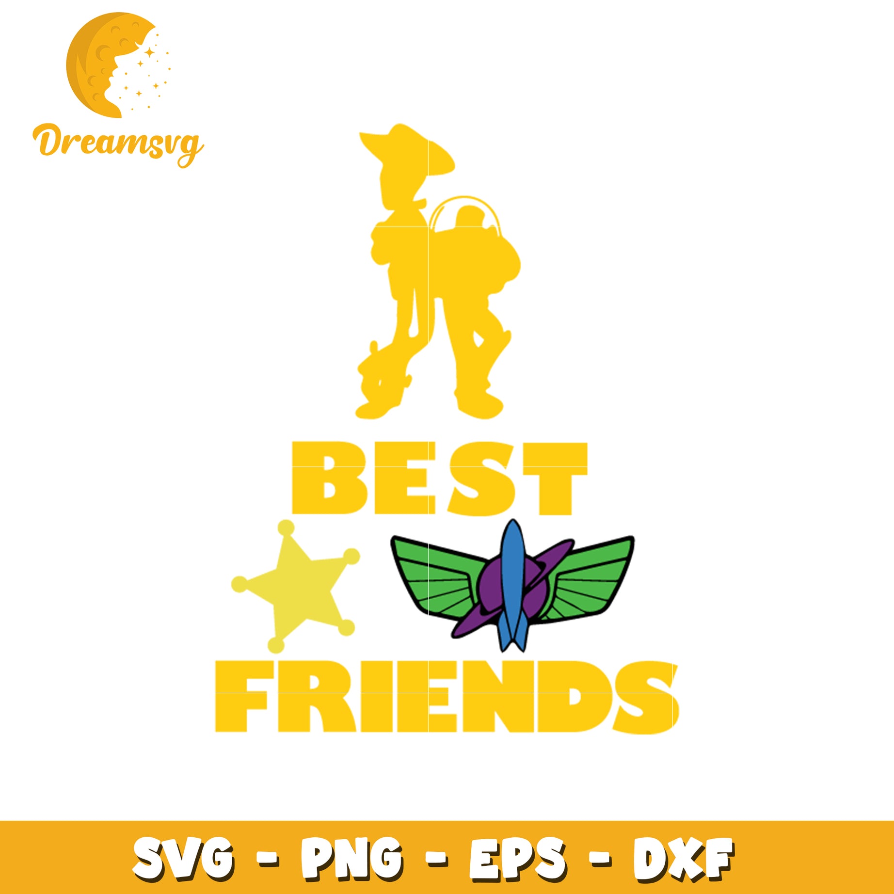 Best Friends SVG Design for Crafting and DIY Projects