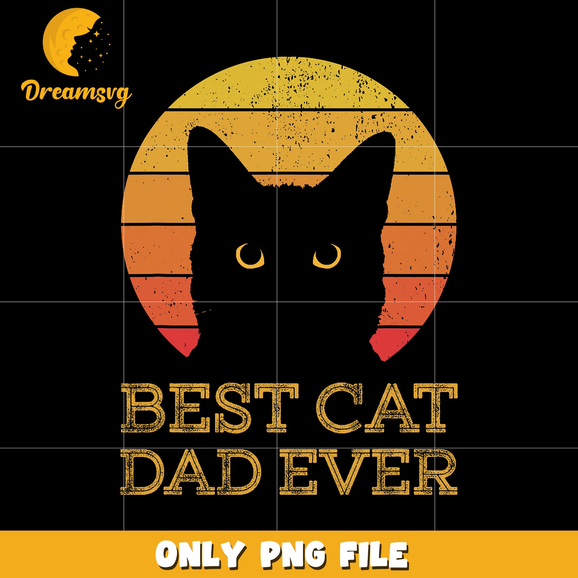 Best cat dad ever png, cat lover png, funny dad png