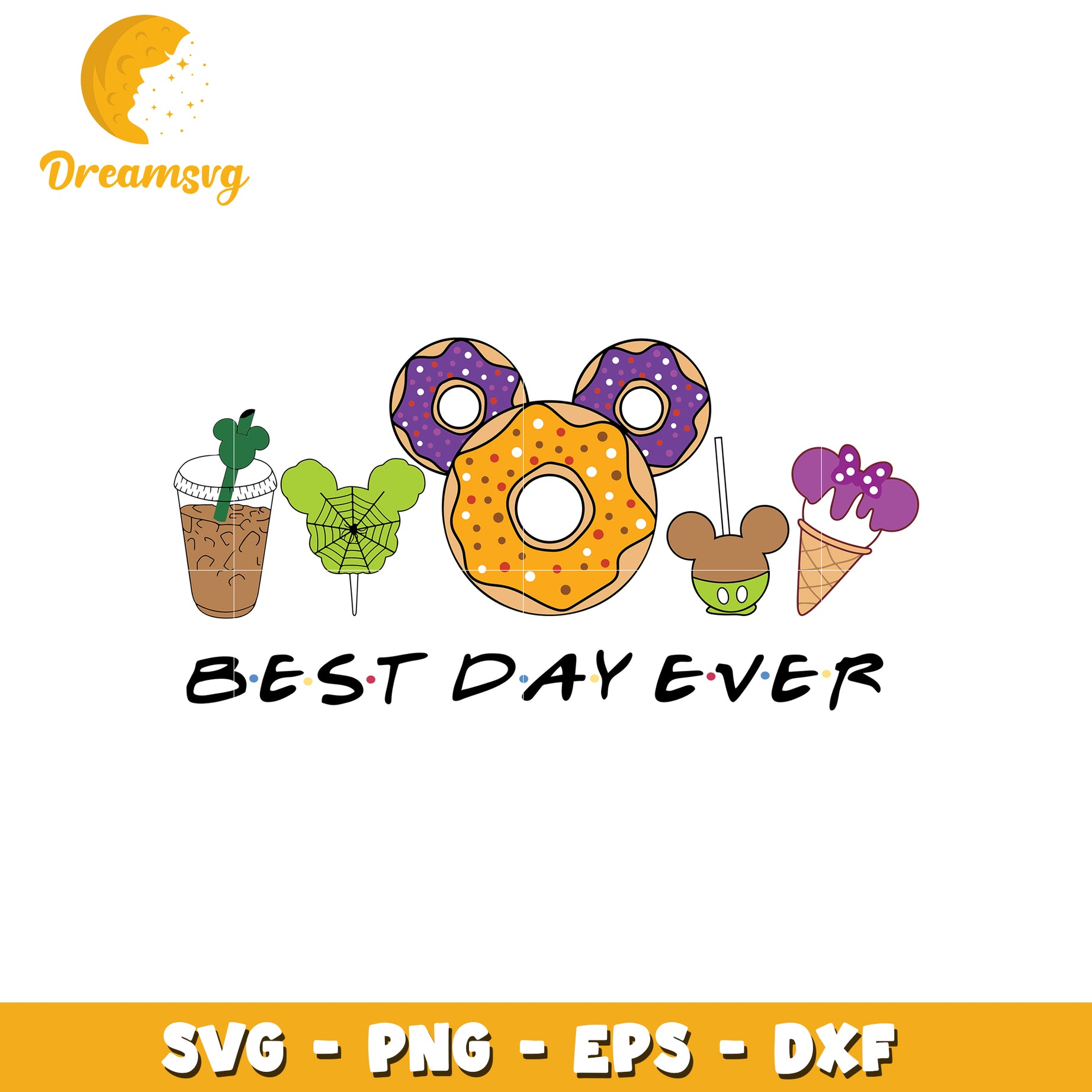 Best day ever donut svg, disney cartoons svg, mickey mouse svg