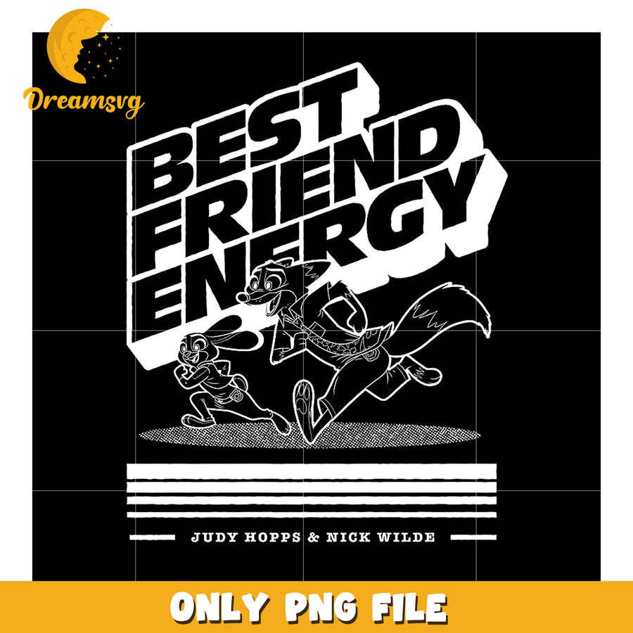 Best friends energy png, zootopia cast​ png, disney movie png