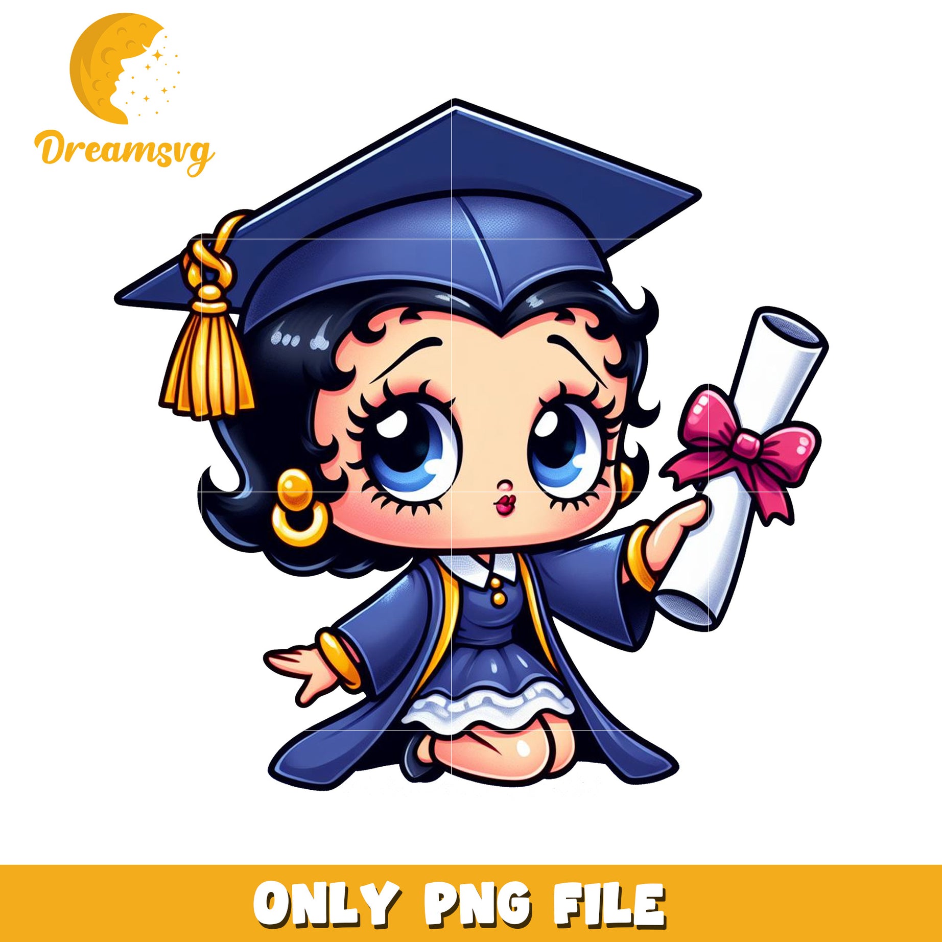 Betty boop graduation png, cartoon betty boop png, betty boop characters png