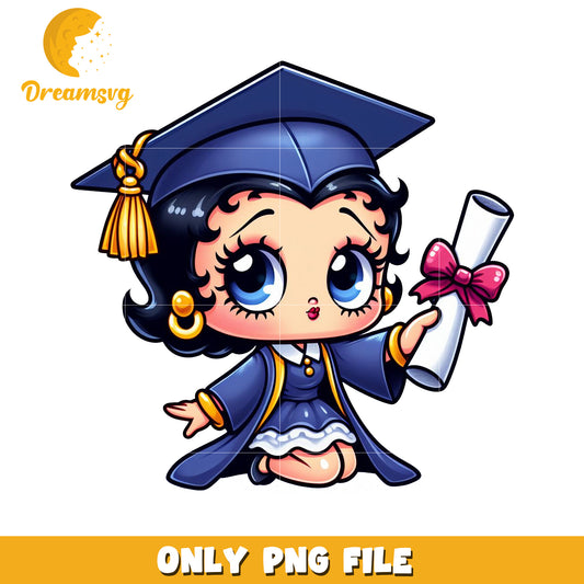 Betty boop graduation png, cartoon betty boop png, betty boop characters png