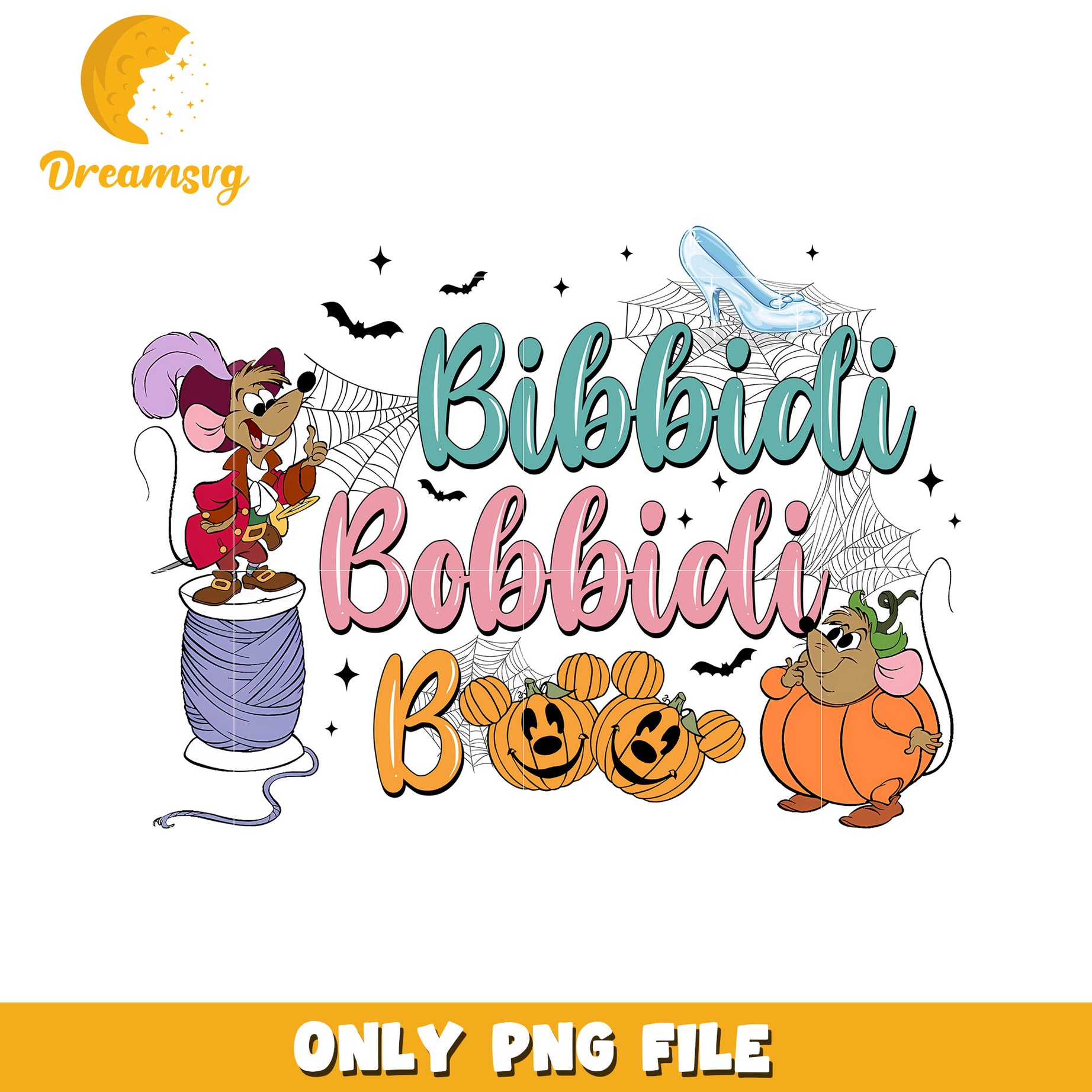 Bibbidi bobbidi boo png, halloween toys png, halloween characters png
