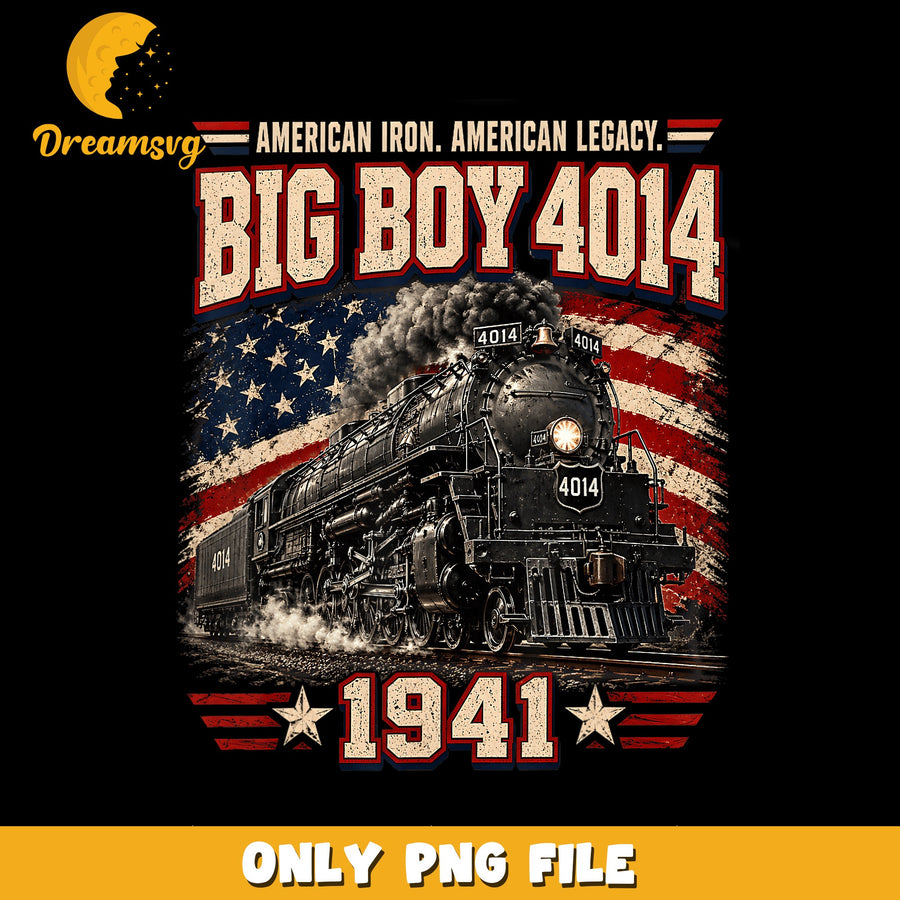 Big Boy 4014 PNG, American Heritage, Train Design PNG