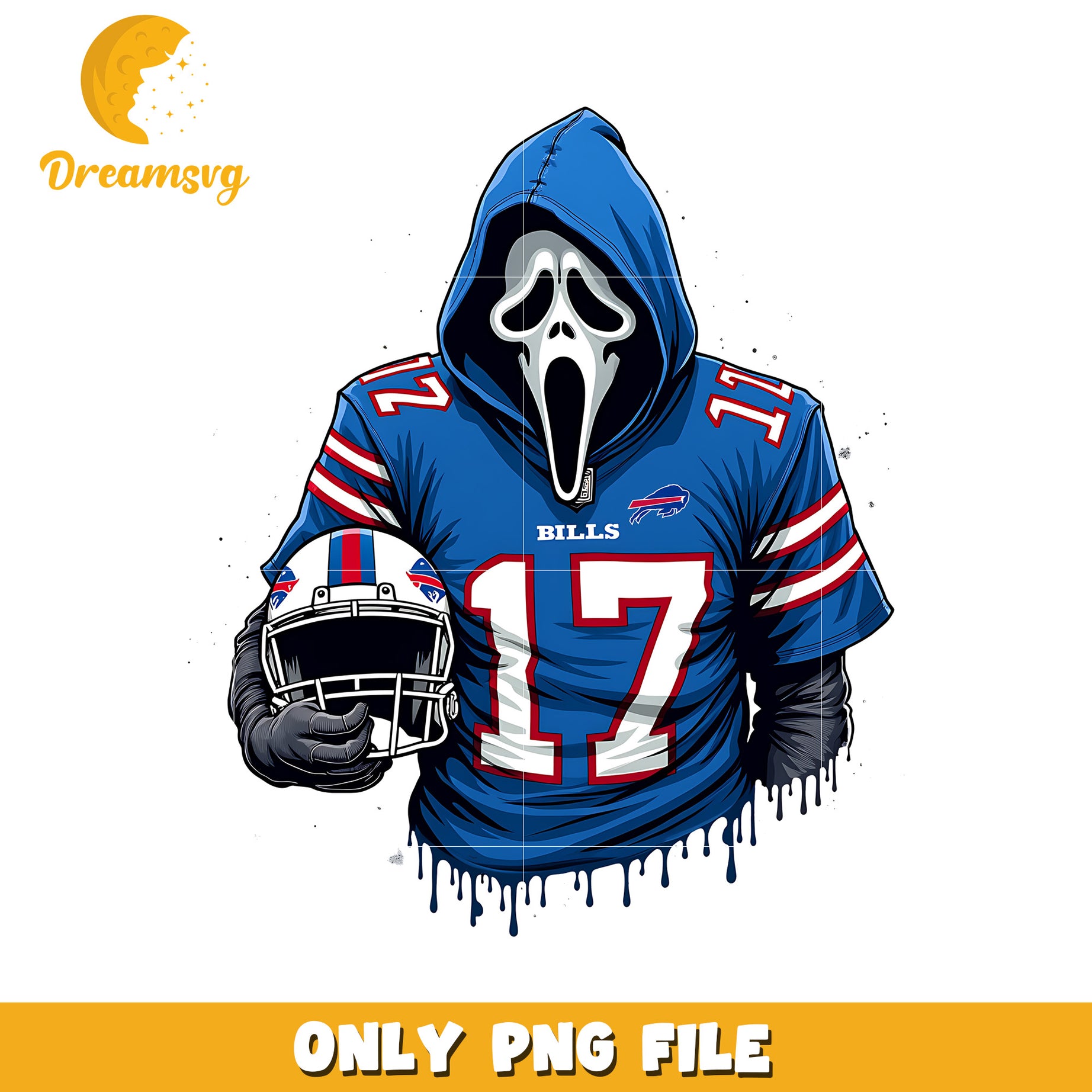 Bills ghost face png, nfl png, national football league png