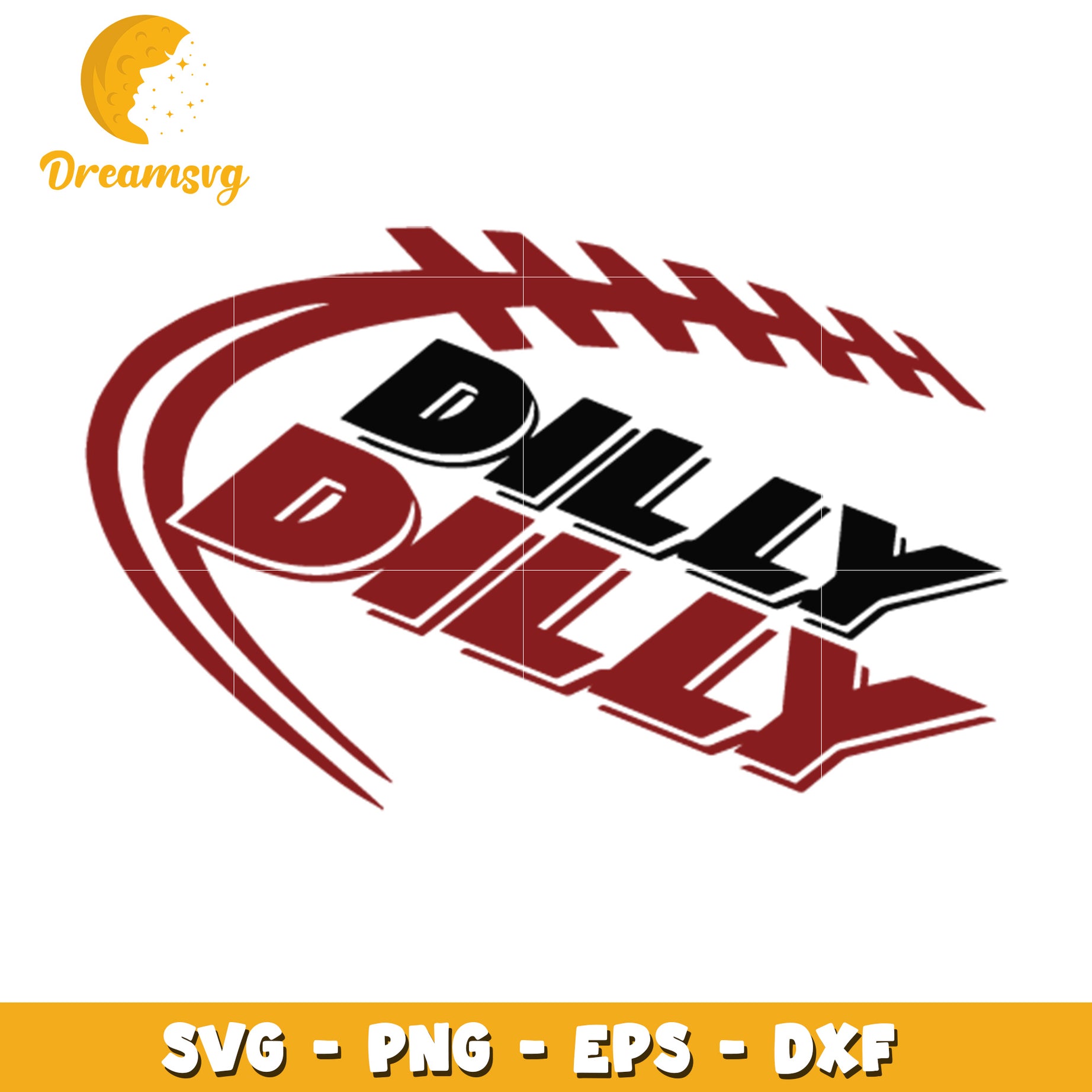 Billy Dilly Football SVG PNG EPS DXF