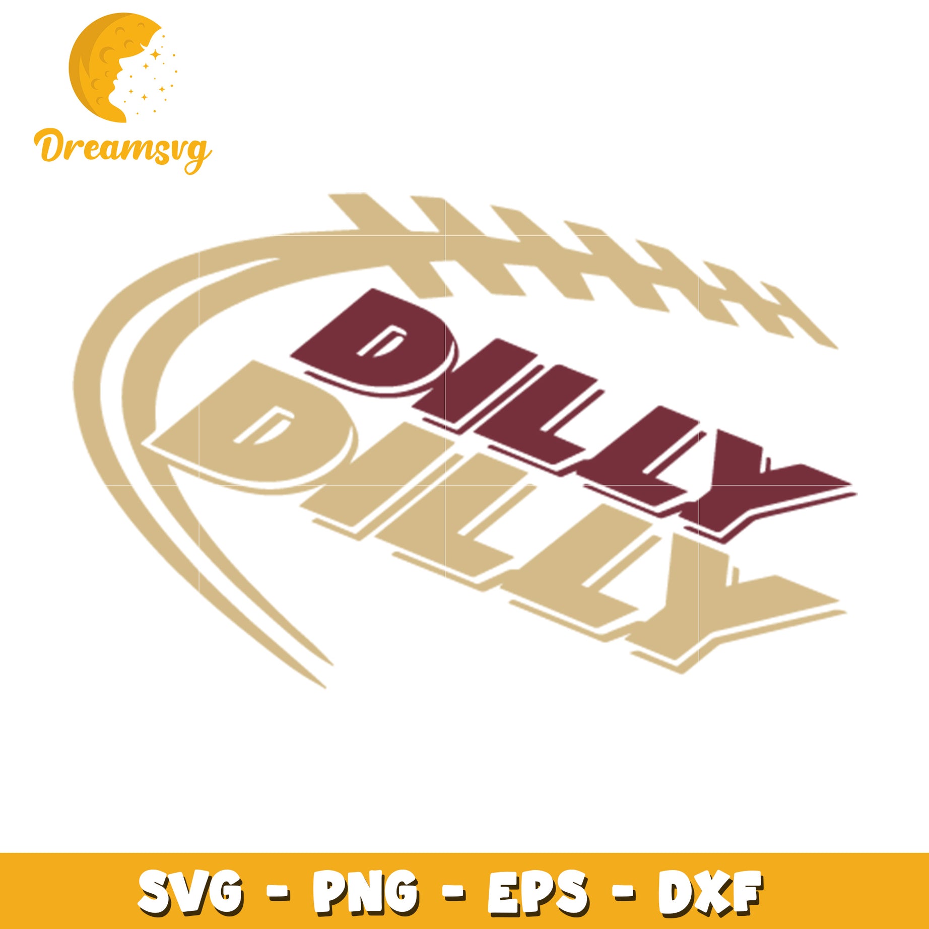 Billy Football SVG PNG EPS DXF Cut File