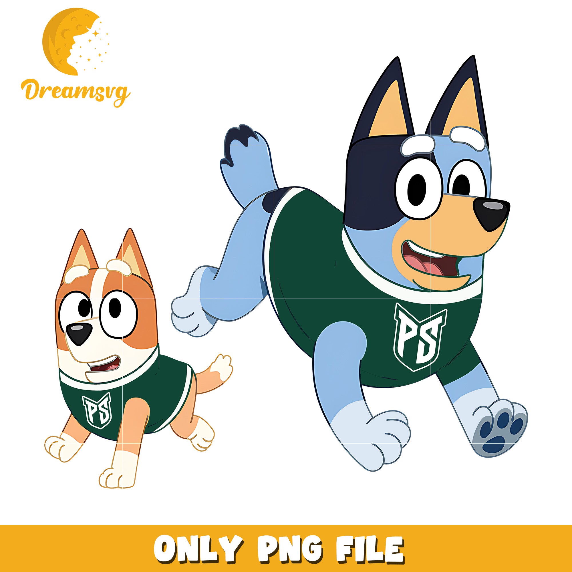 Bingo Bluey Vikings team png, Portland State Vikings png, ncaa png