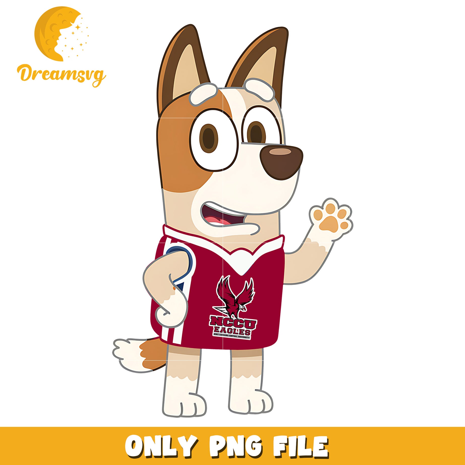 Bingo Eagles fan ncaa png, NCCU Eagles png, ncaa team png