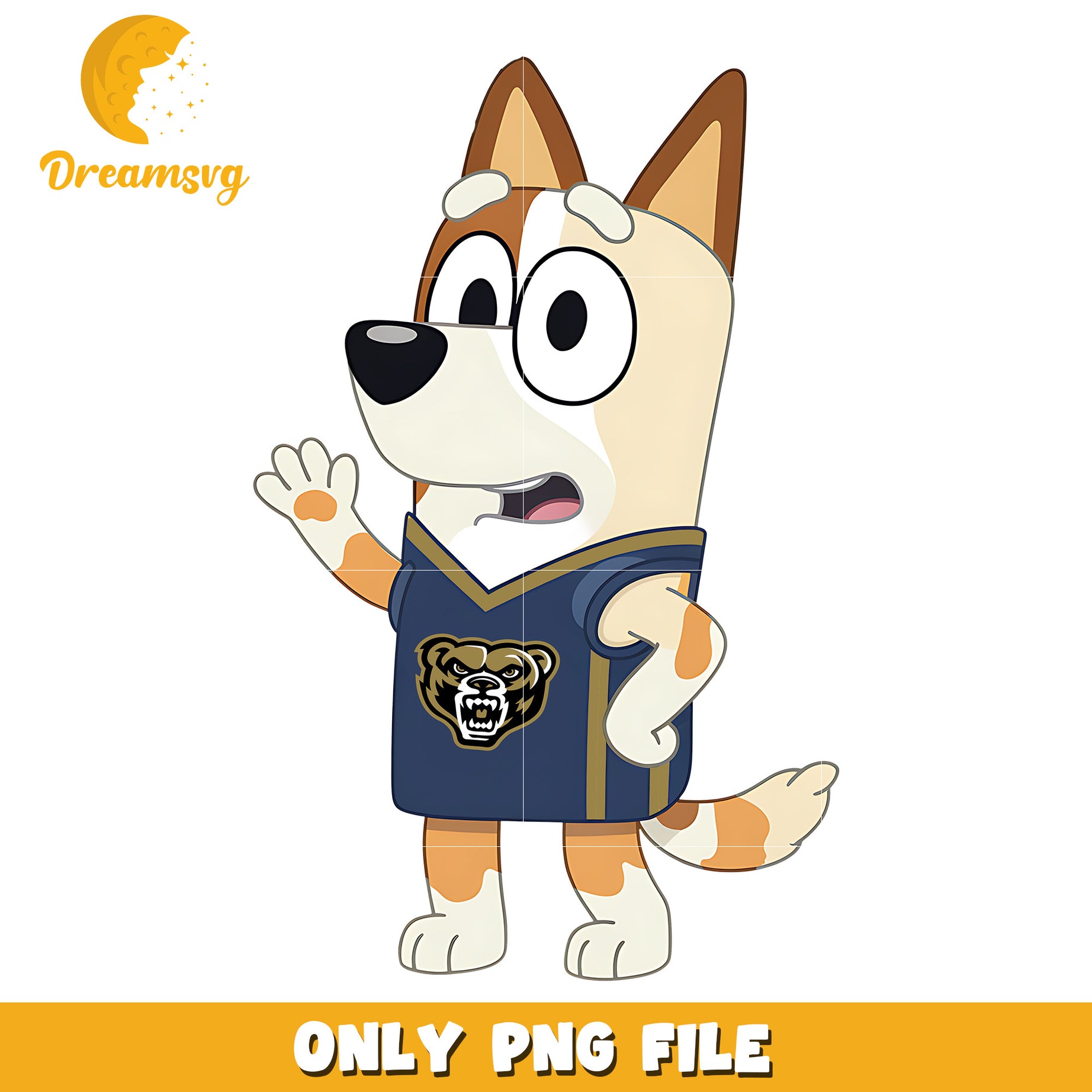 Bingo Grizzlies fan png, Oakland Golden Grizzlies png, ncaa png