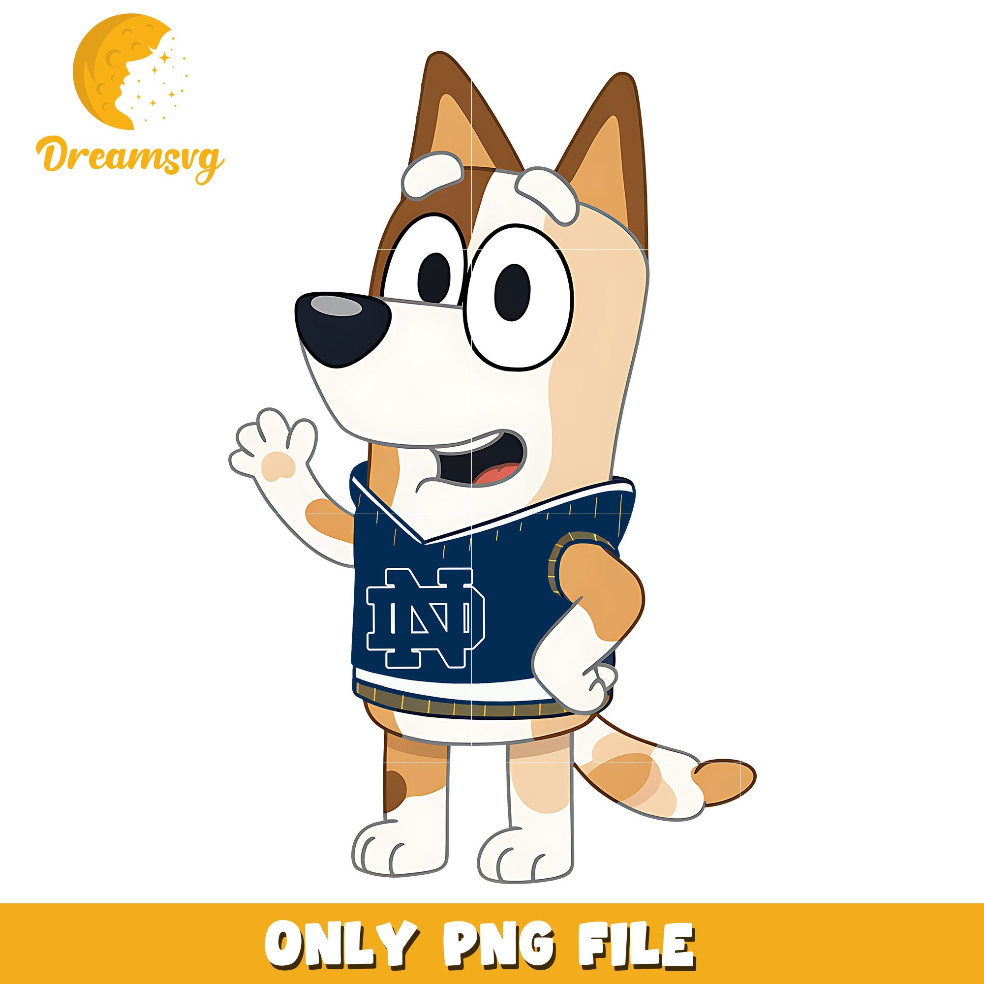 Bingo Irish fan png, Notre Dame Fighting Irish png, ncaa png