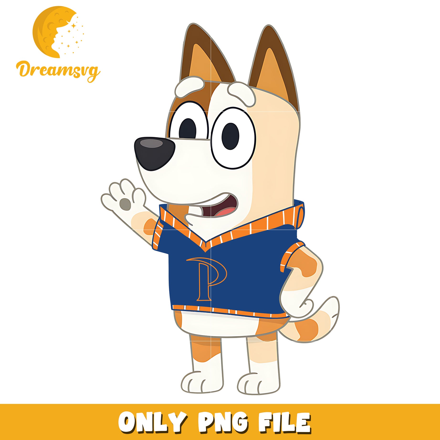 Bingo bluey character png, Pepperdine Waves png, ncaa png