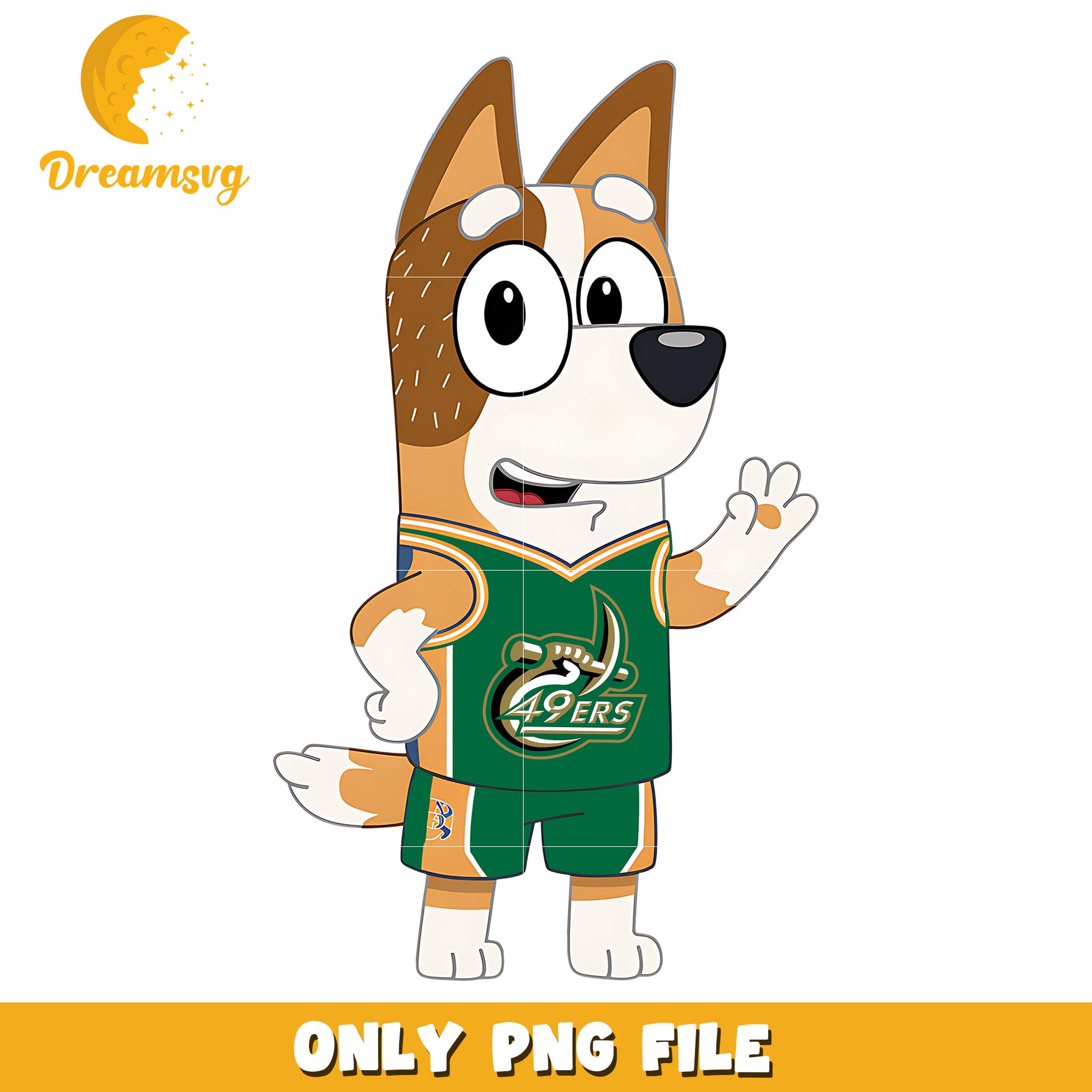 Bingo cartoon character love ncaa png, Charlotte ers png, ncaa png