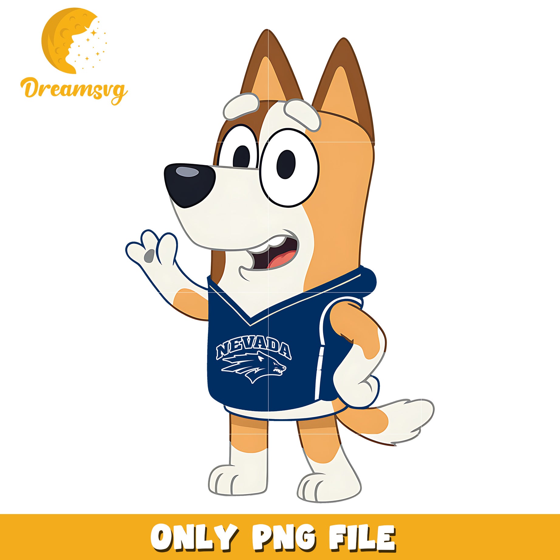 Bingo cartoon character png, Nevada Wolf Pack png, ncaa png