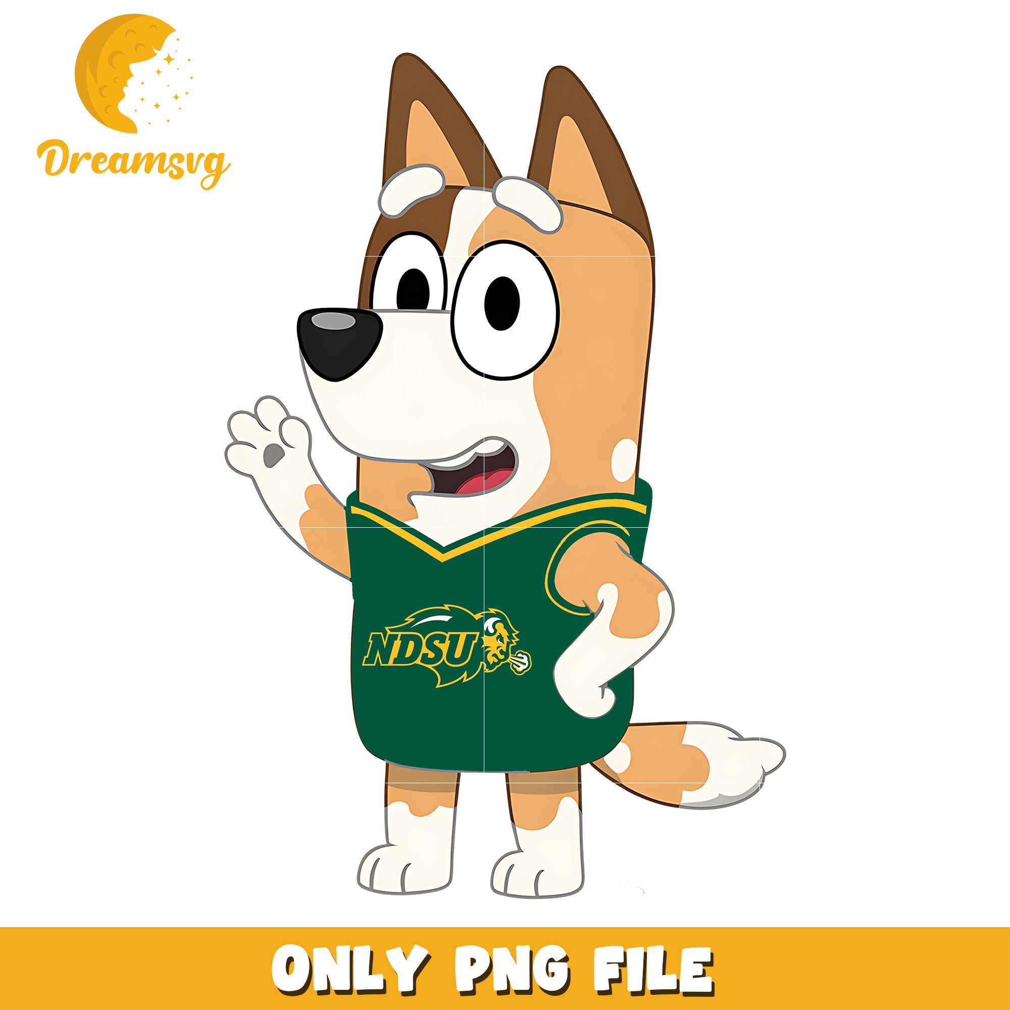 Bingo cartoon character png, North Dakota State Bison png, ncaa png