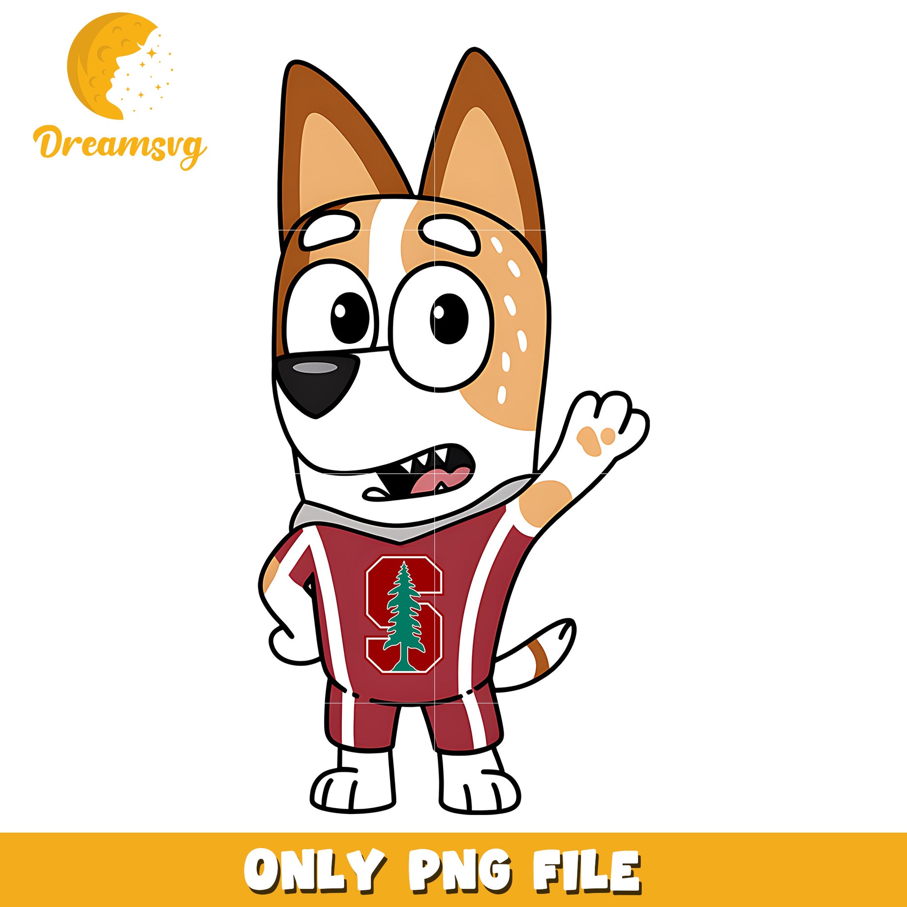 Bingo character love ncaa png, Stanford Cardinal png, ncaa png