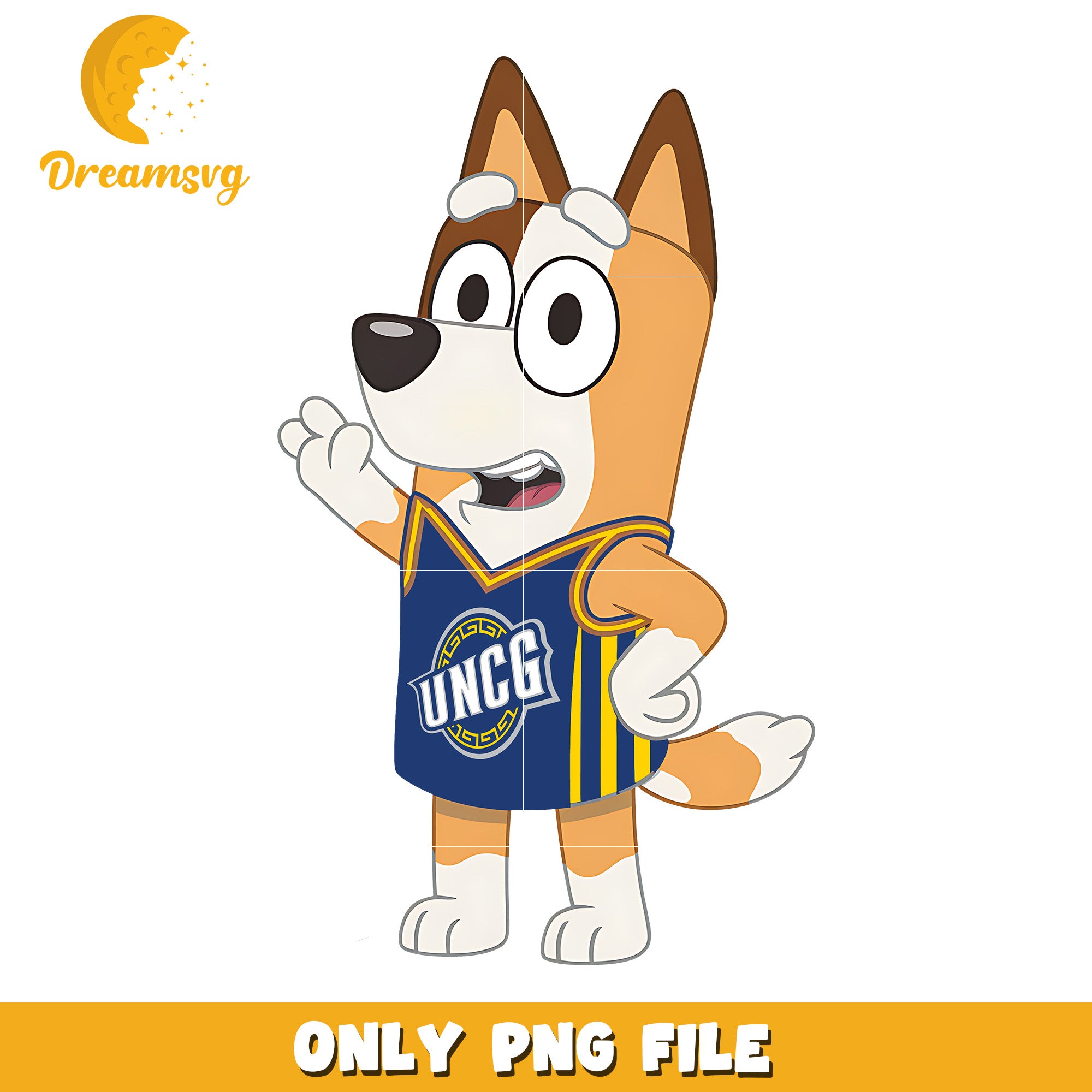 Bingo character png, NC Greensboro Spartans png, ncaa team png